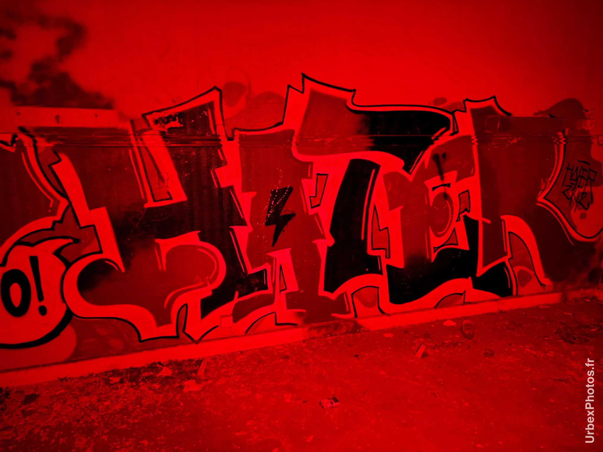 Graffiti dans le Sanatorium Simone Weber
