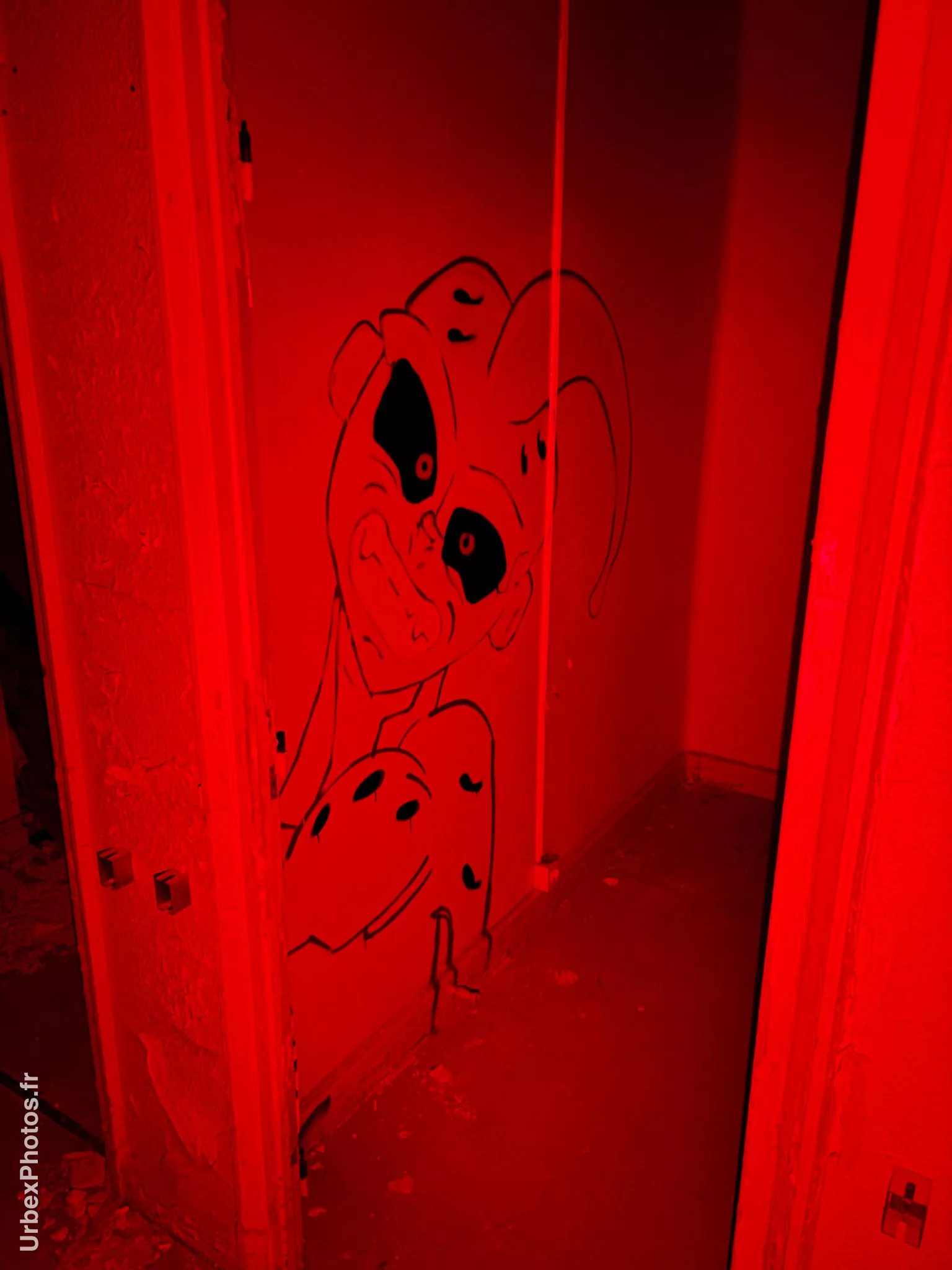 Graffiti de Boo de DBZ dans le Sanatorium Simone Weber