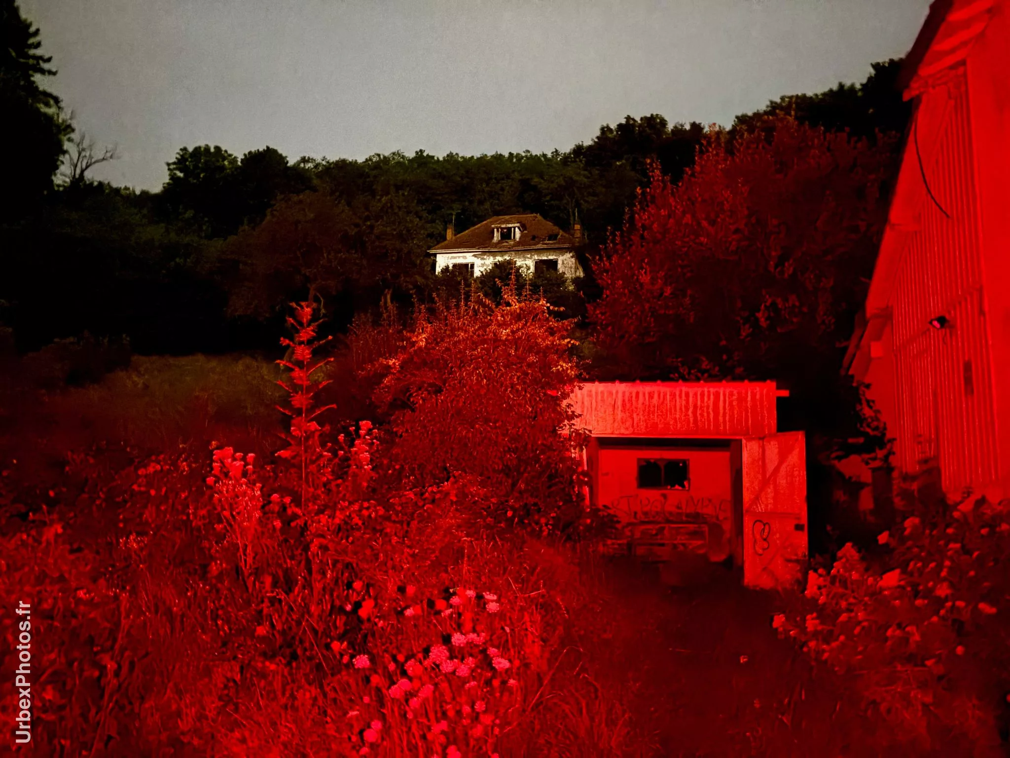 Photo urbex d'une maison à proximité du Sanatorium Simone Weber en Lorraine