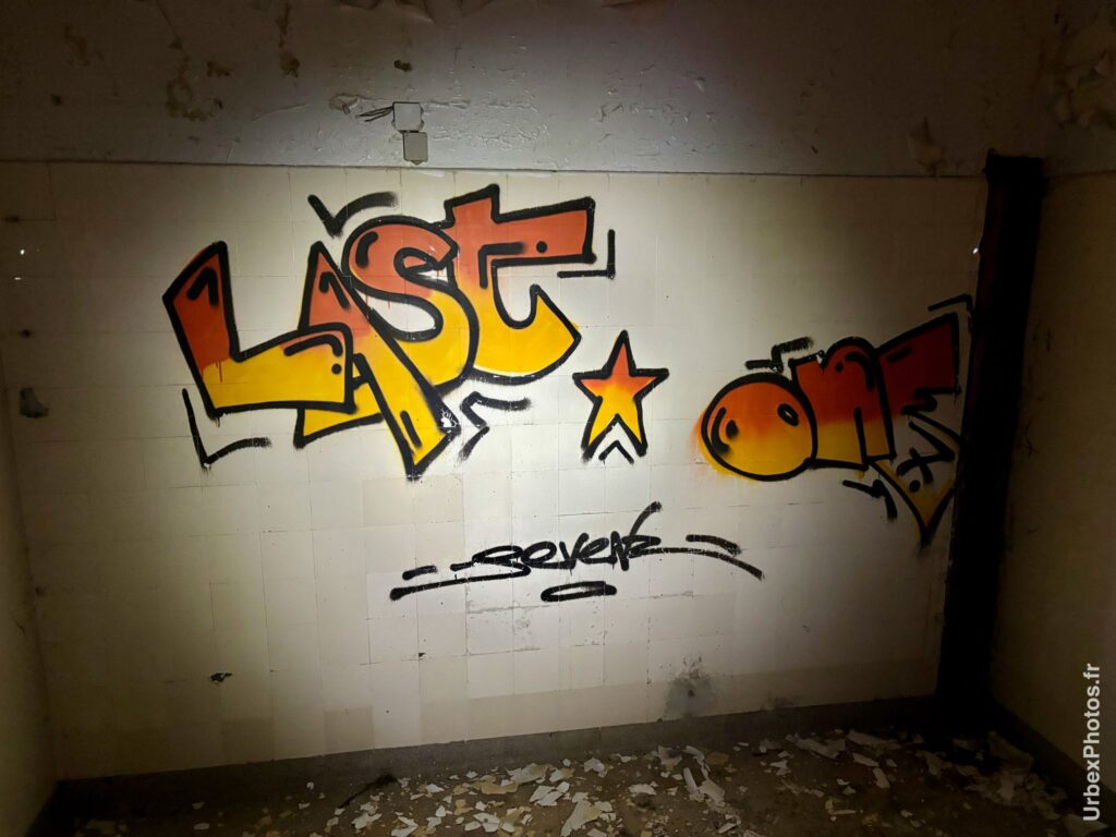 Graffiti dans le Sanatorium Simone Weber