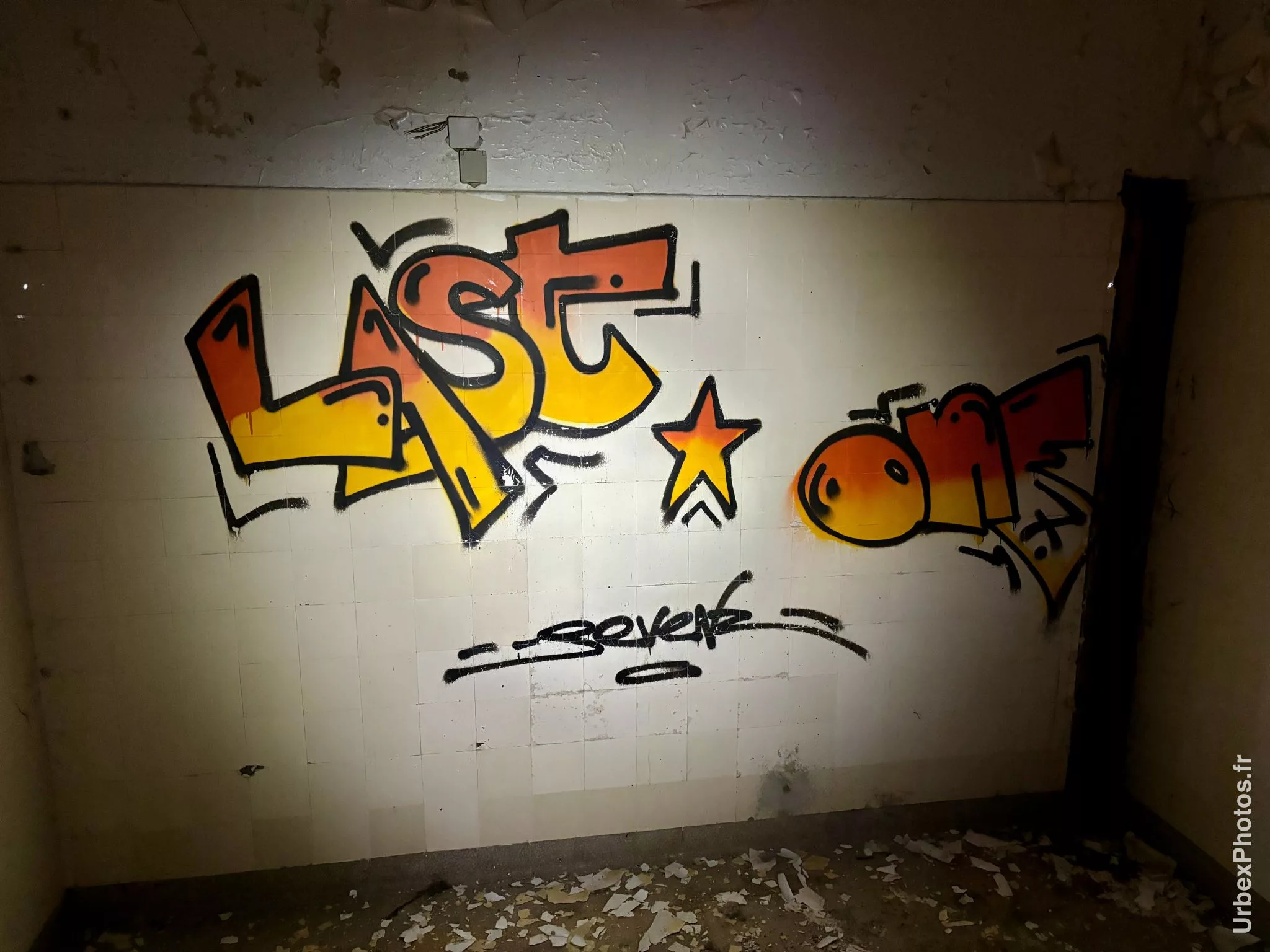 Graffiti dans le Sanatorium Simone Weber
