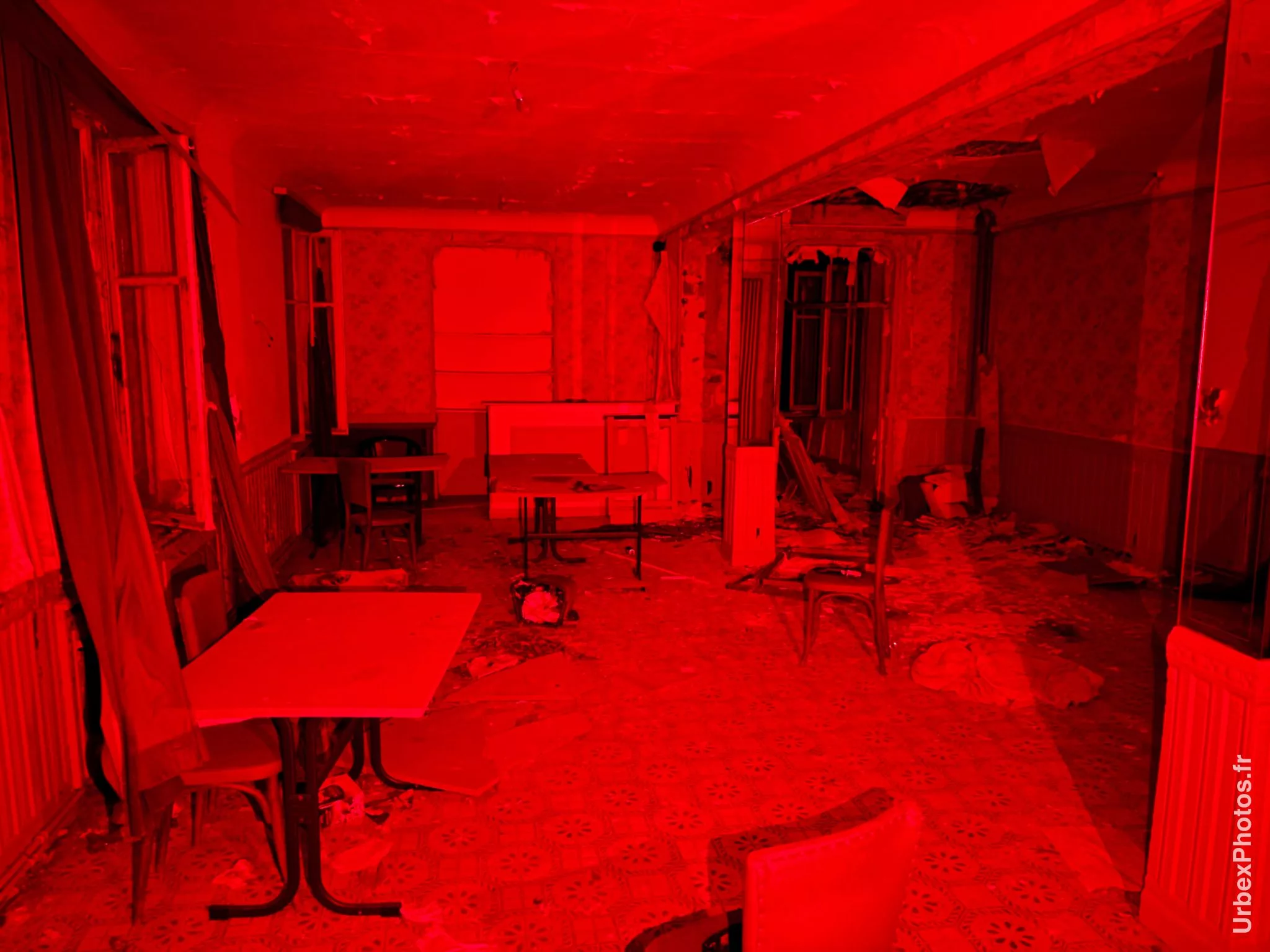Salle commune de l'Hôtel Bonin