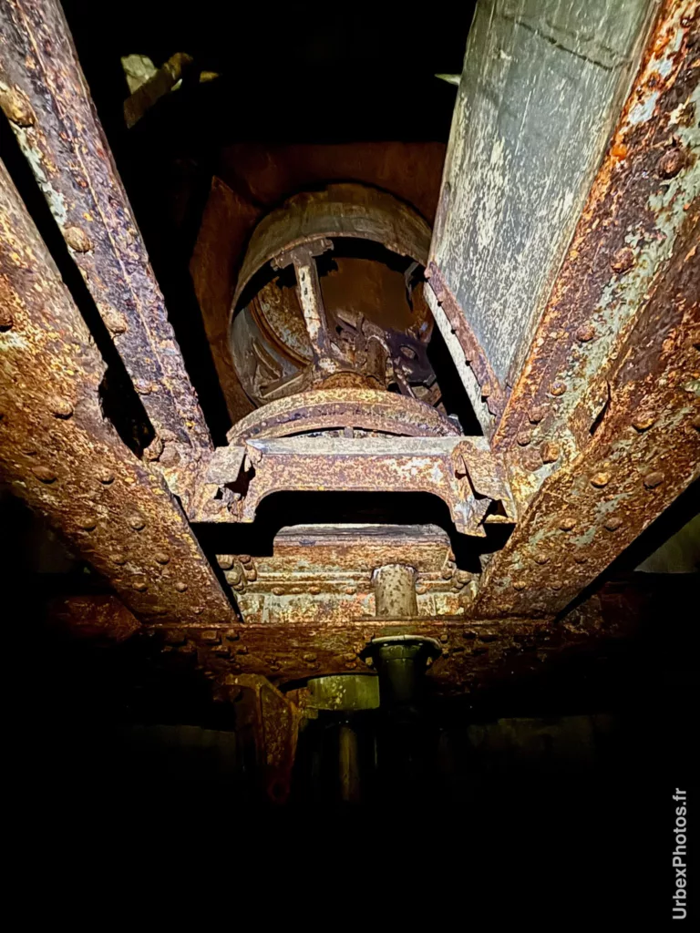 Mécanisme de tourelle du Fort Fischer