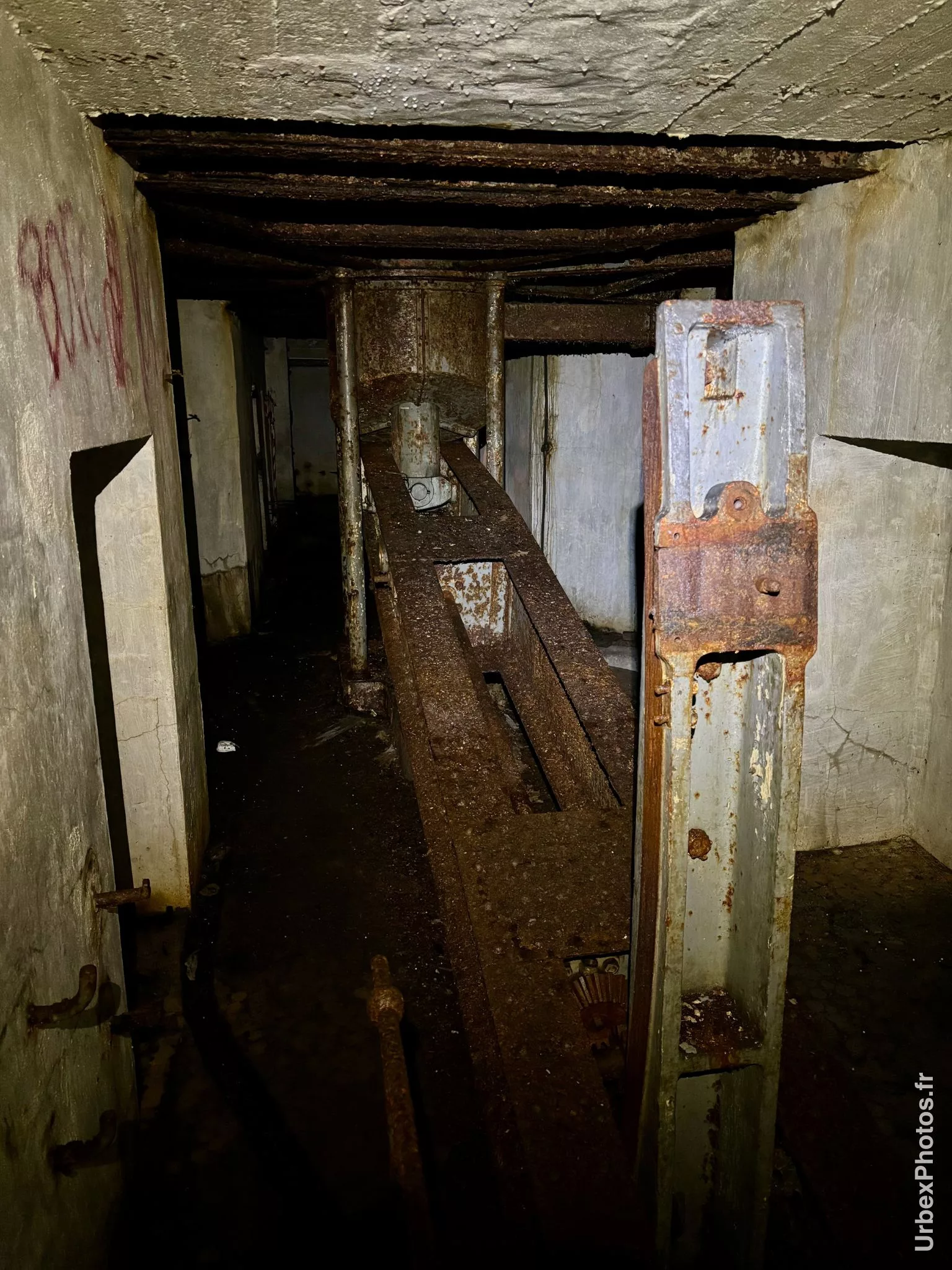 Mécanisme de tourelle du Fort Fischer