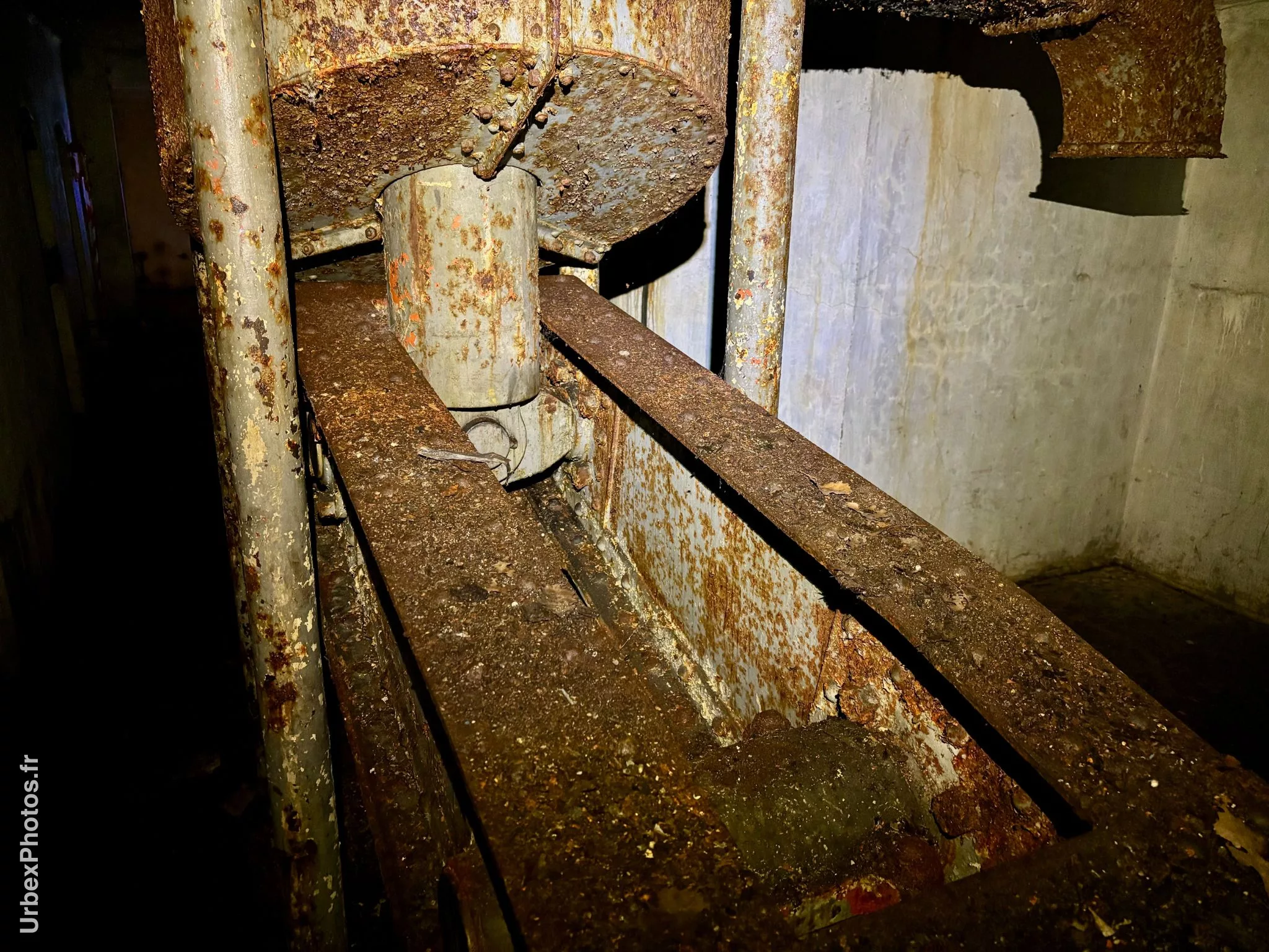 Mécanisme de tourelle du Fort Fischer