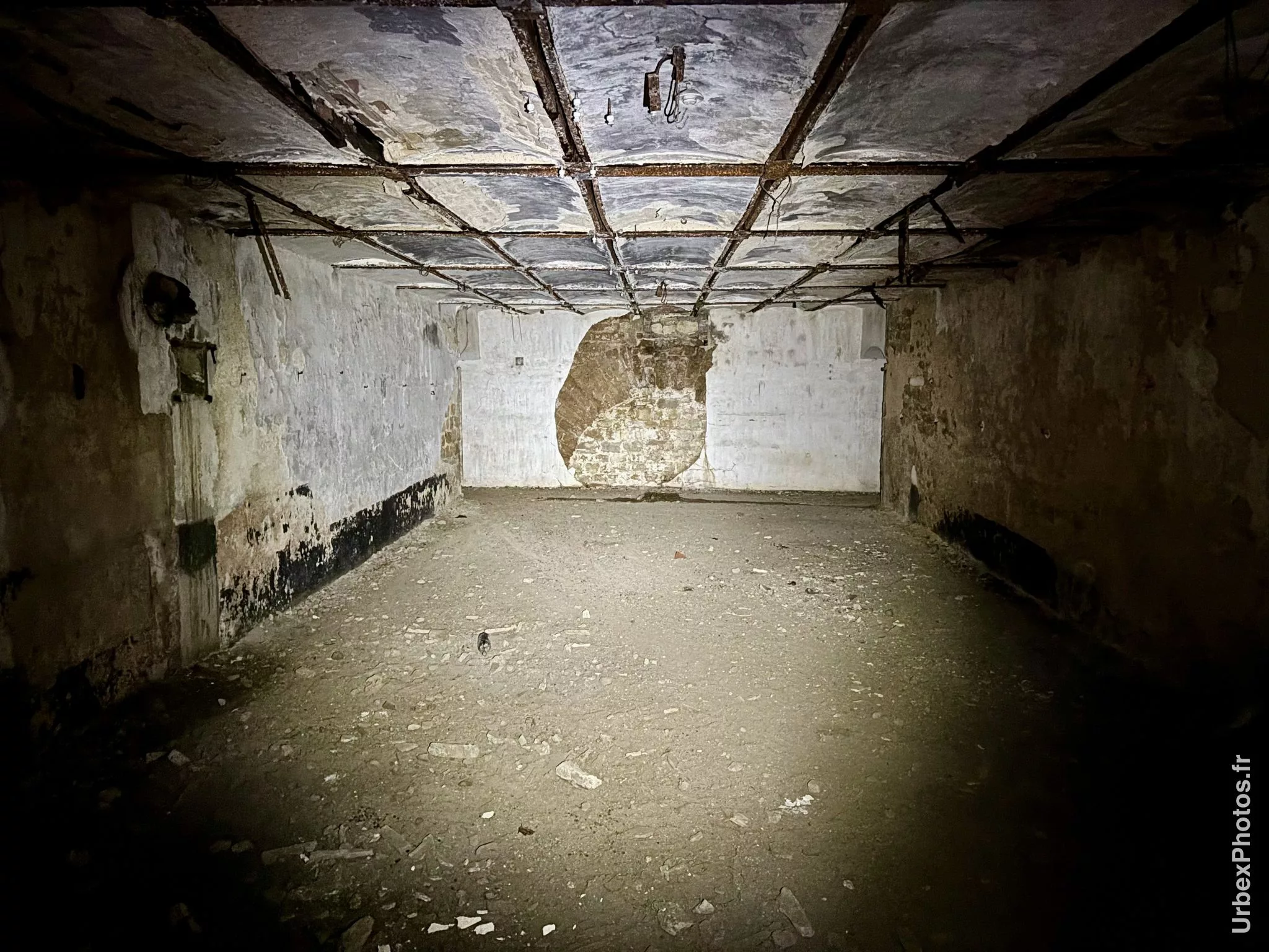 Intérieur d'une salle du Fort Orwell
