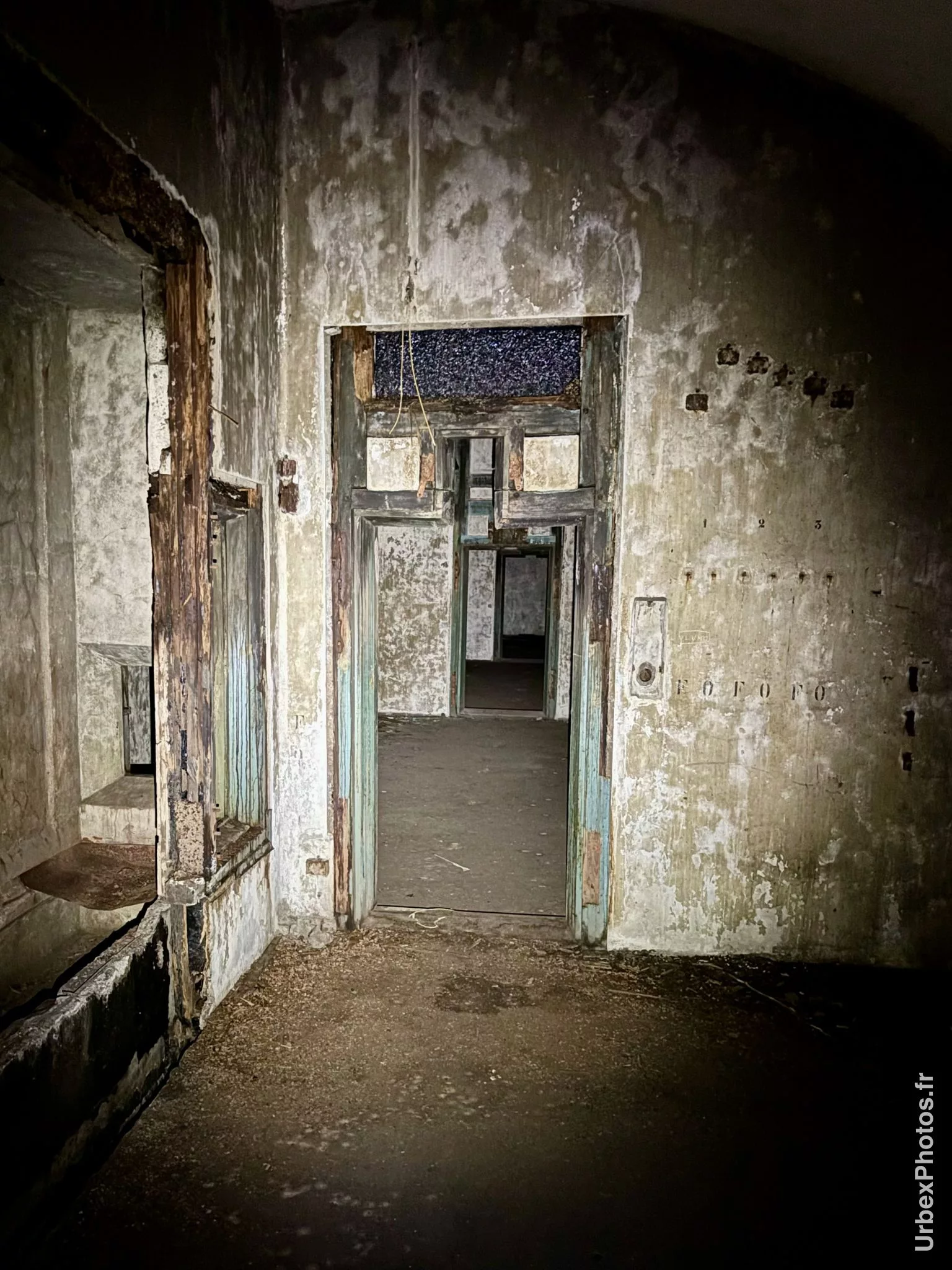 Un alignement de salles