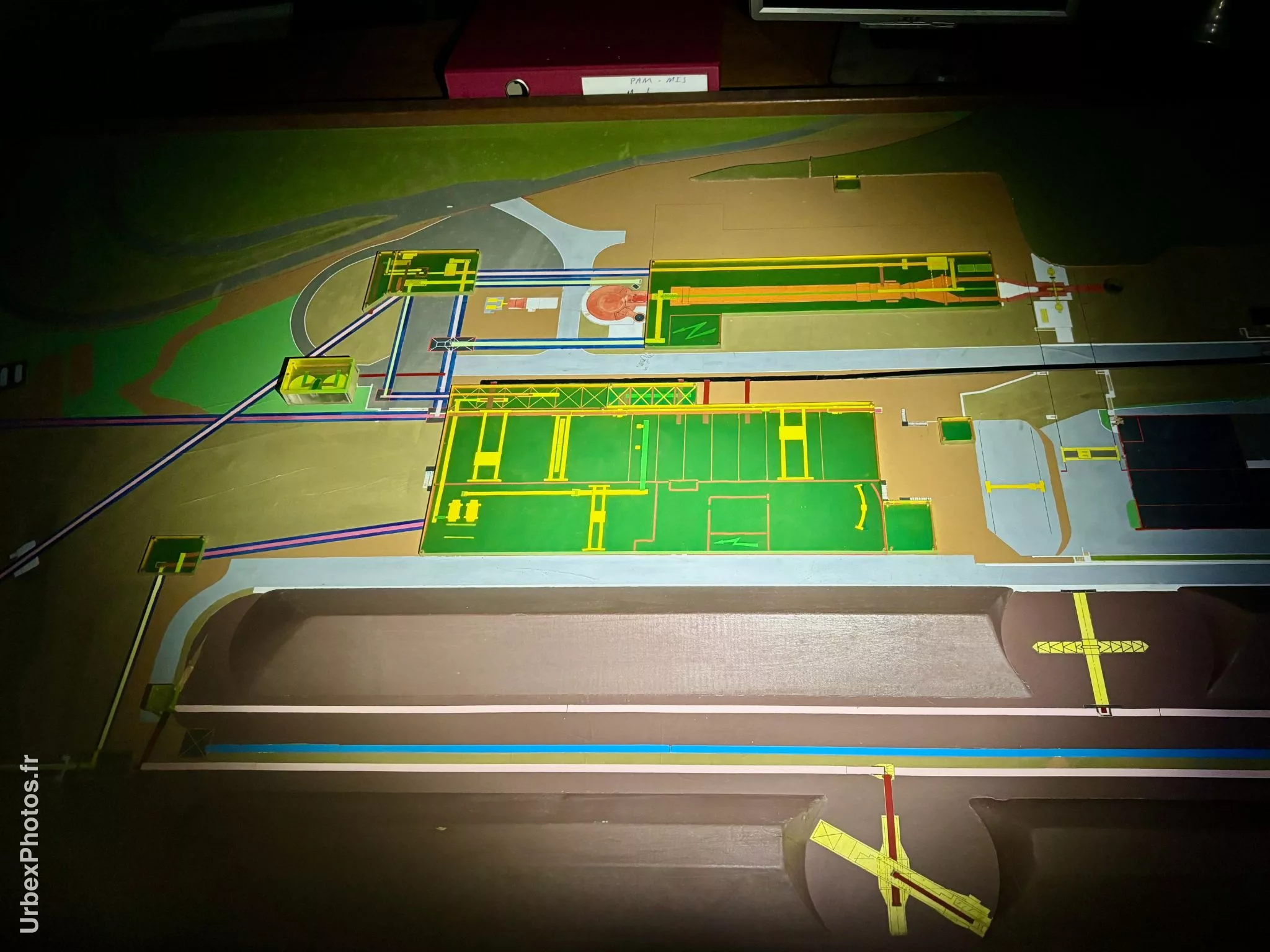 Plan du site de l'Usine Transformers