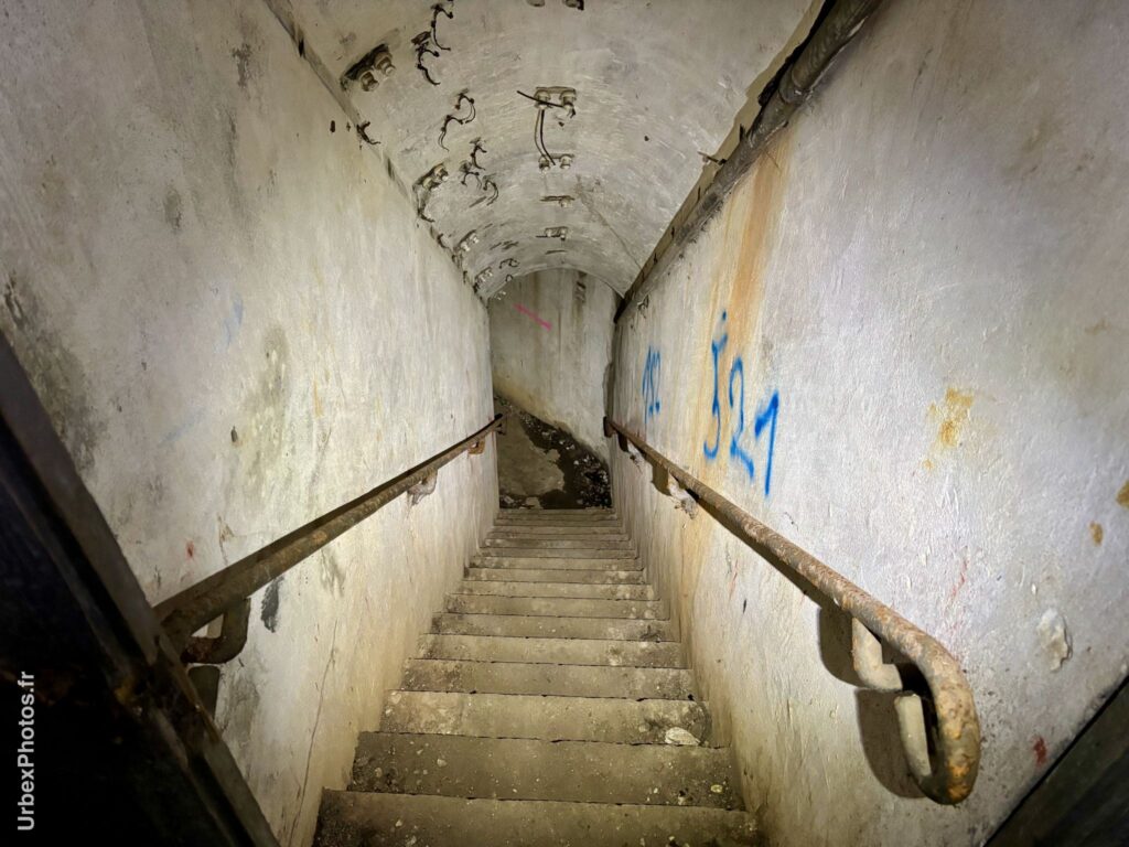 Entrée d'un souterrain du Fort Schneider