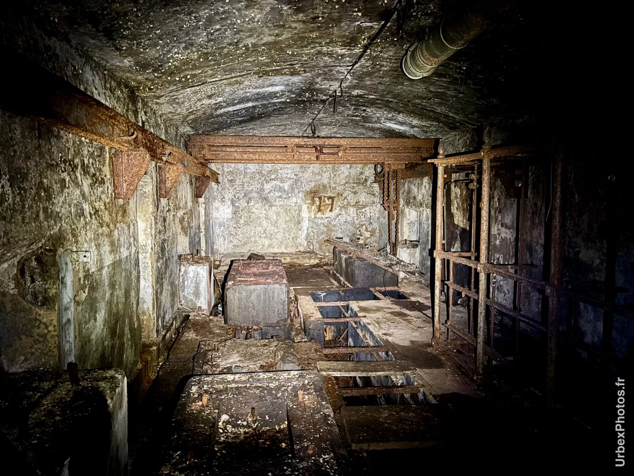 Salle de manutention dans le Fort Schneider