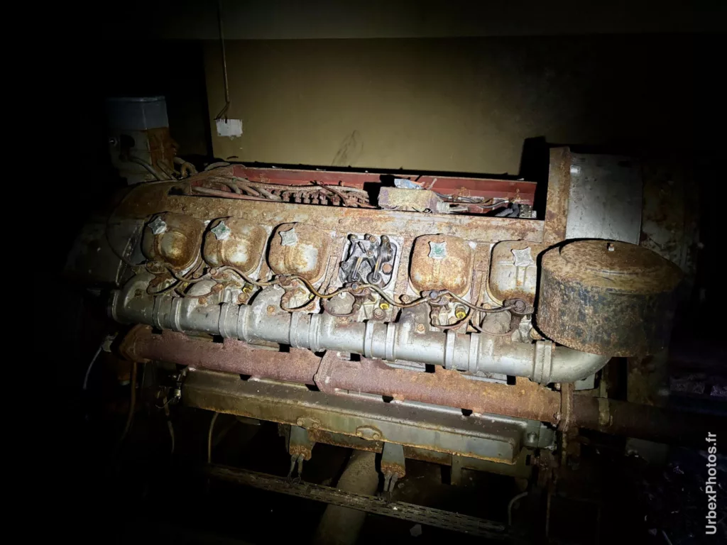 Photo urbex du groupe électrogène du Fort Schneider en Lorraine
