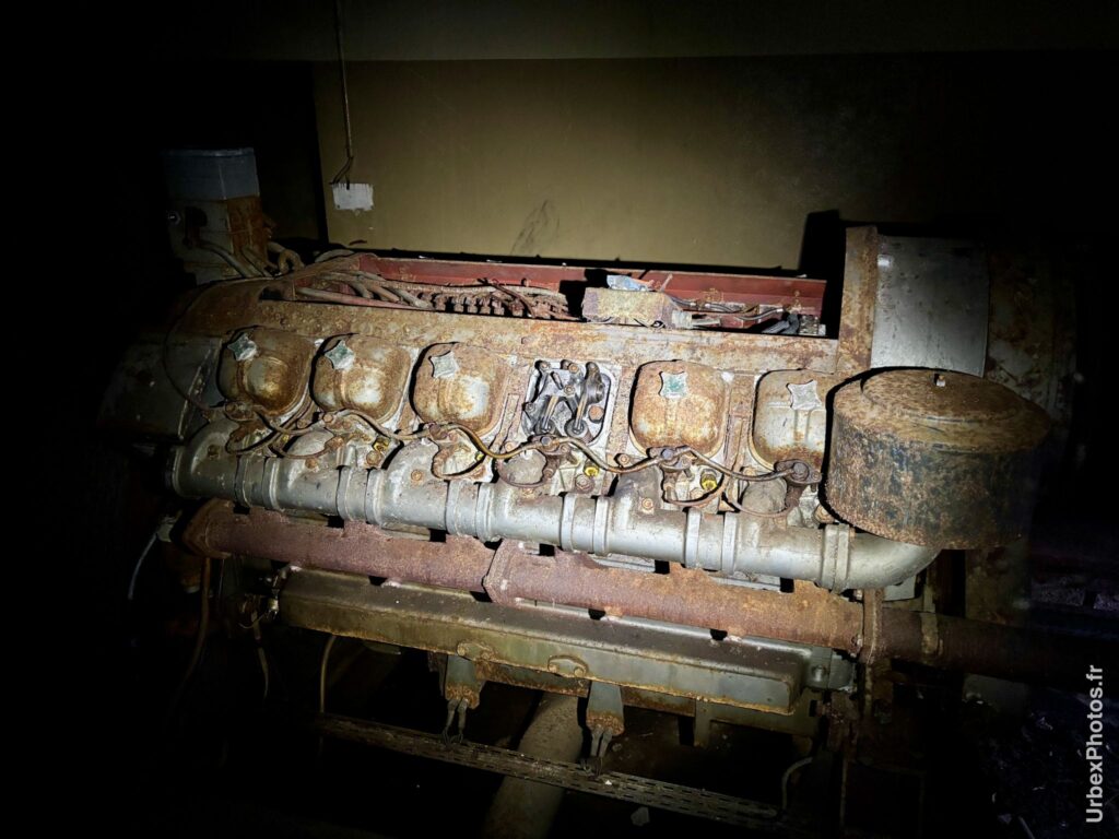 Photo urbex du groupe électrogène du Fort Schneider en Lorraine