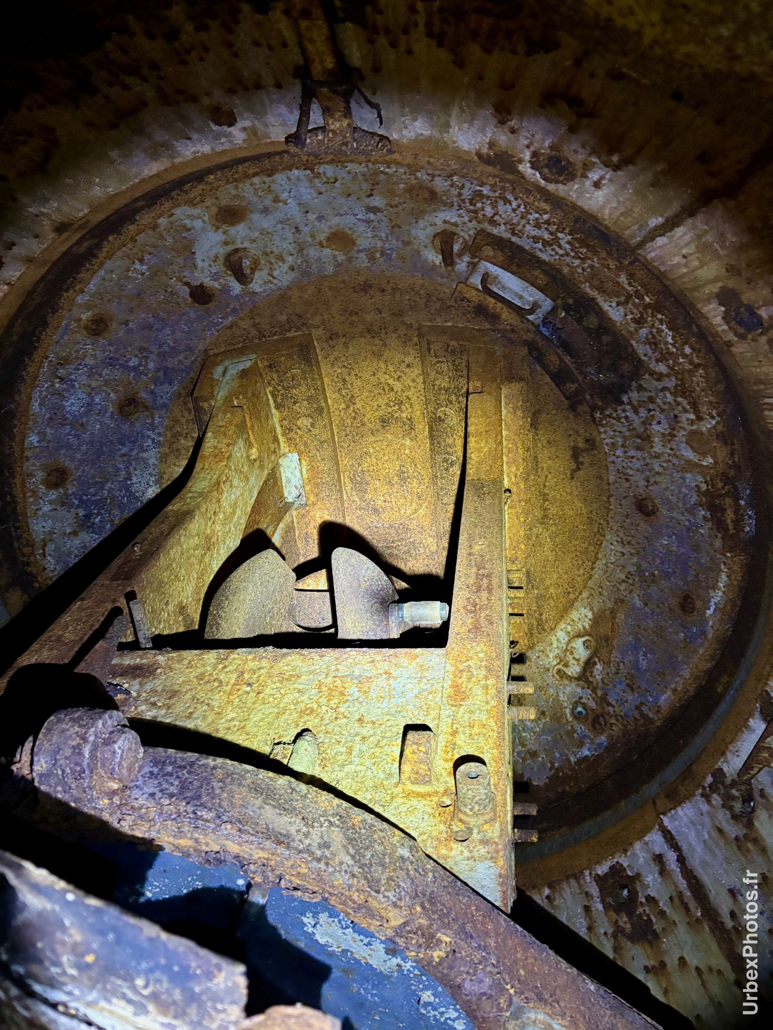 Photo urbex de la tourelle du Fort Nago en Lorraine