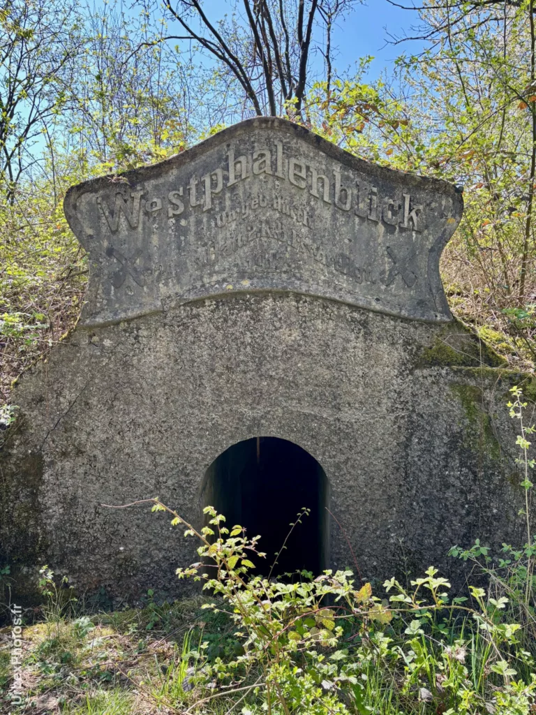 Photo urbex d'une Inscription d'identification de l'ouvrage Grauer Bär en Lorraine