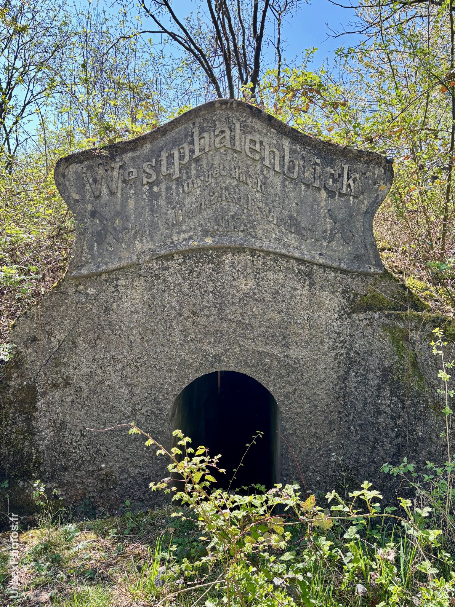 Photo urbex d'une Inscription d'identification de l'ouvrage Grauer Bär en Lorraine