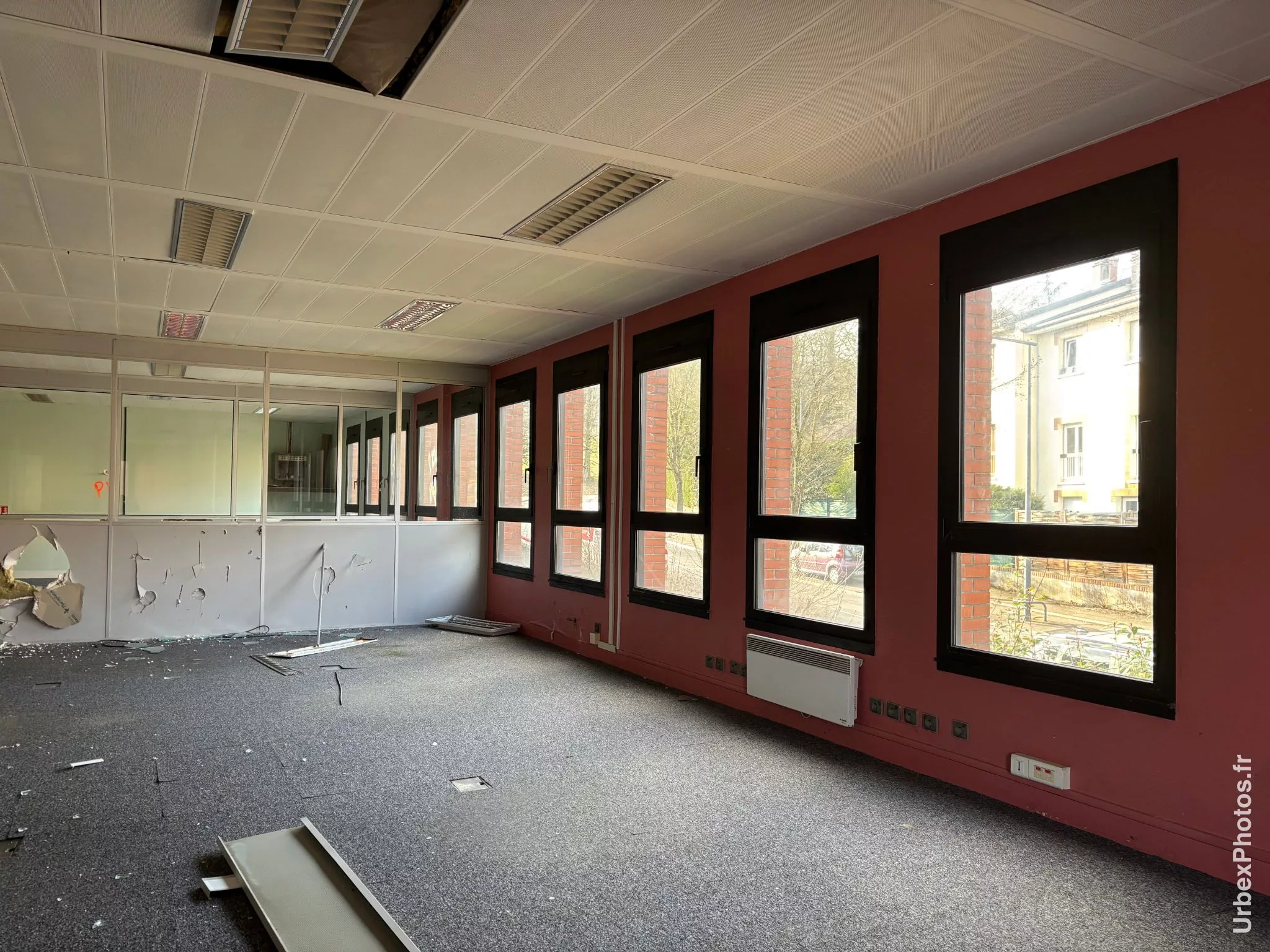Photo urbex de perspectives d'un emploi de bureau