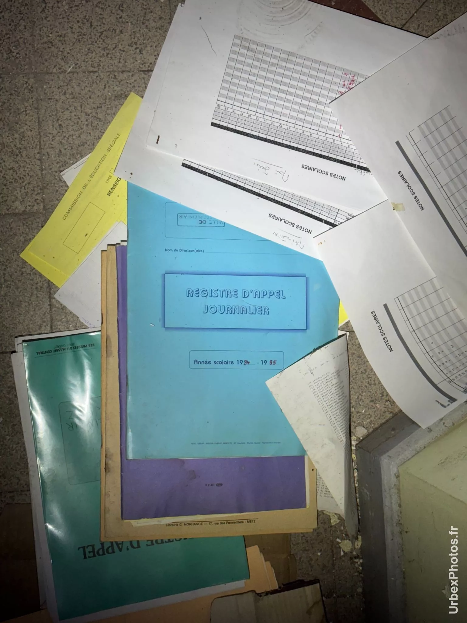 Registre d'appel journalier