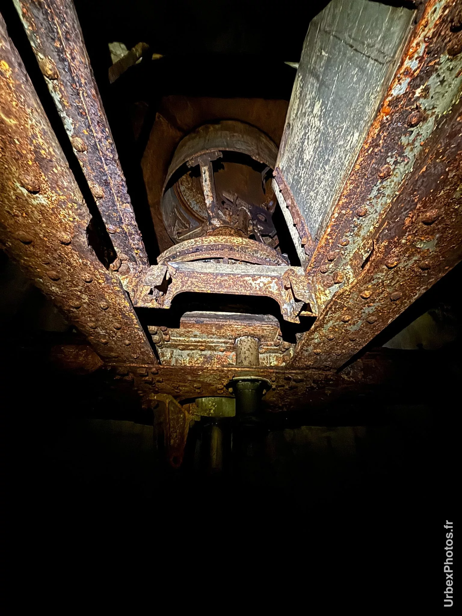 Mécanisme de tourelle du Fort Fischer