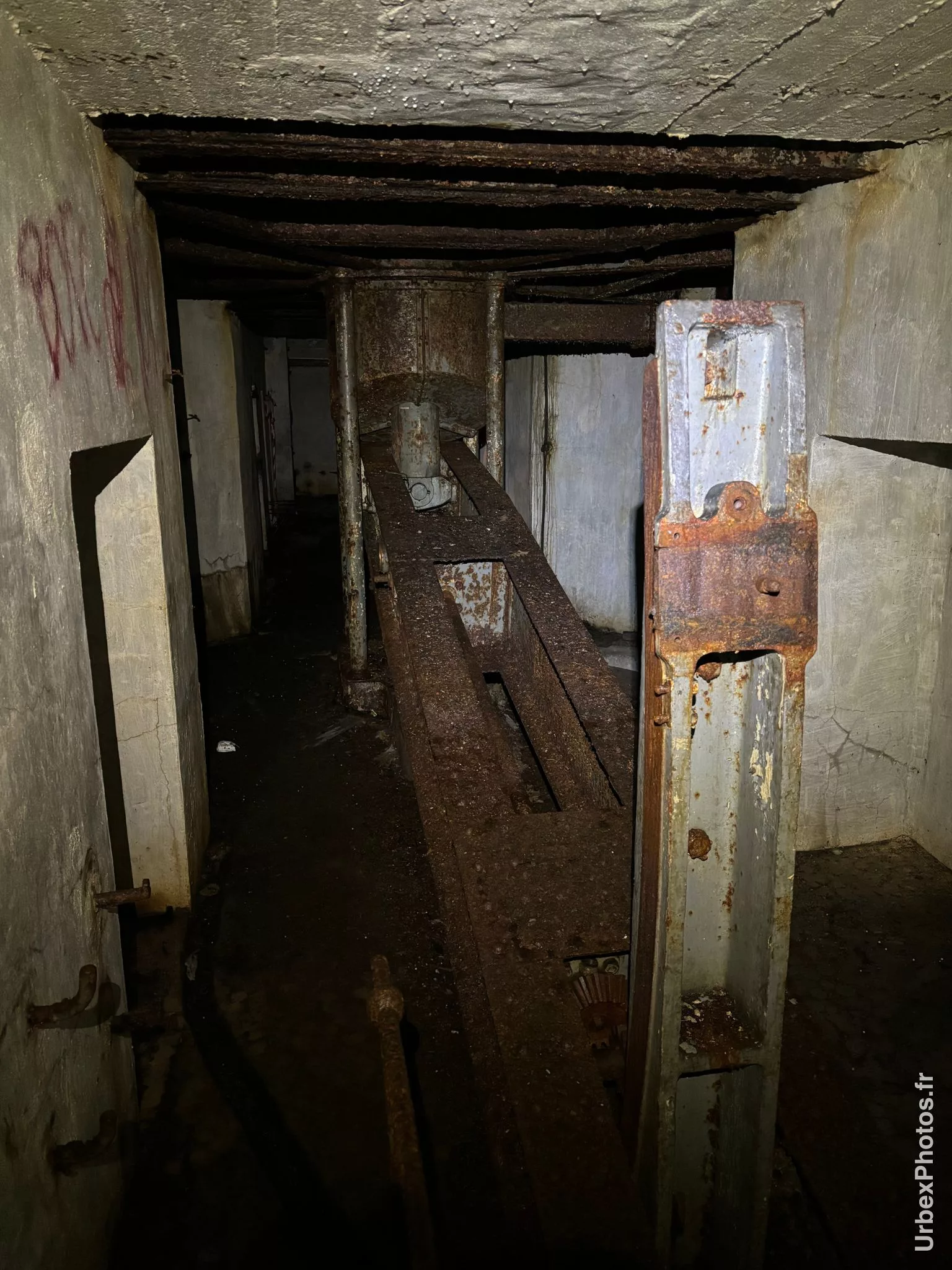 Mécanisme de tourelle du Fort Fischer