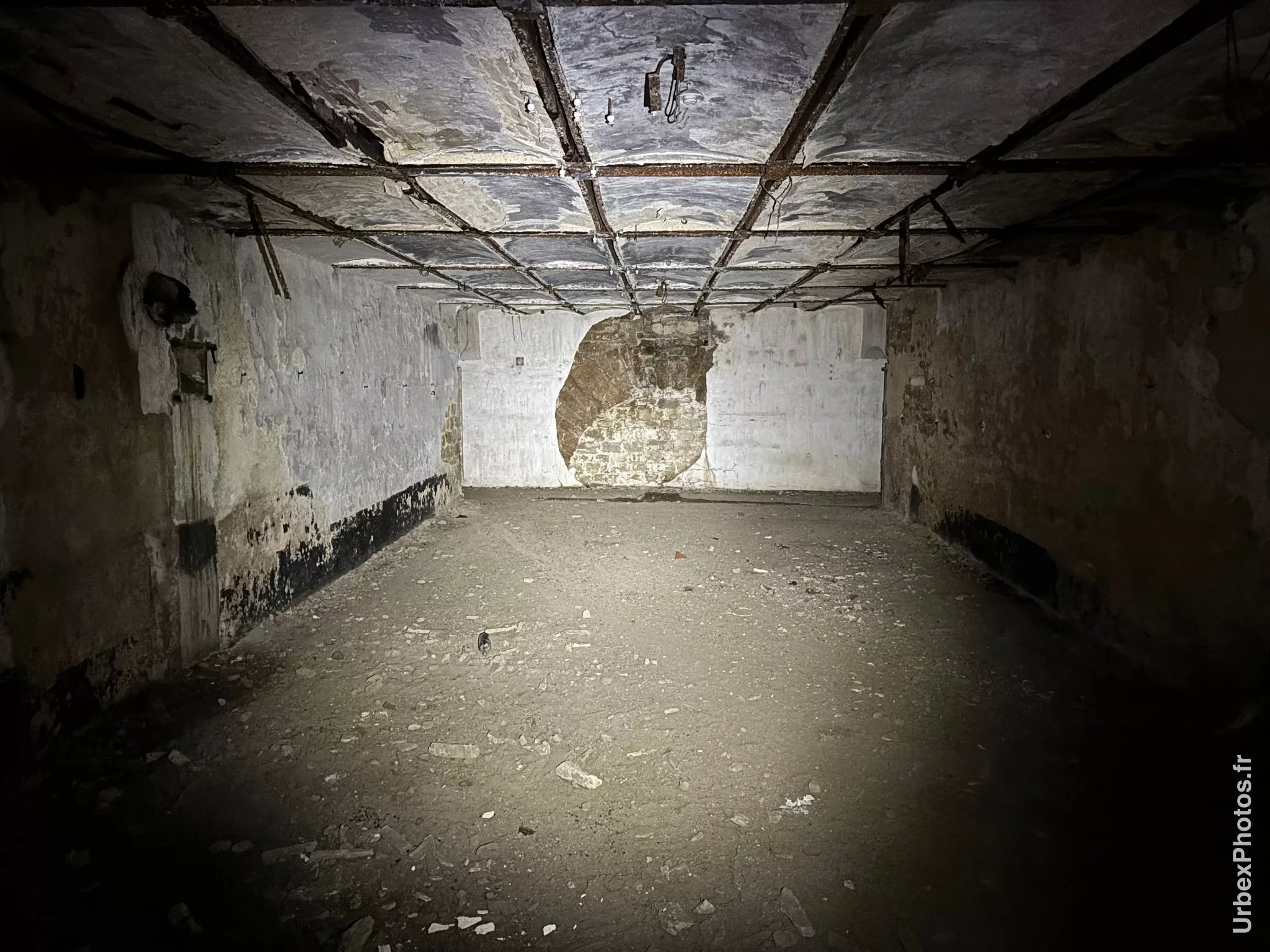 Intérieur d'une salle du Fort Orwell
