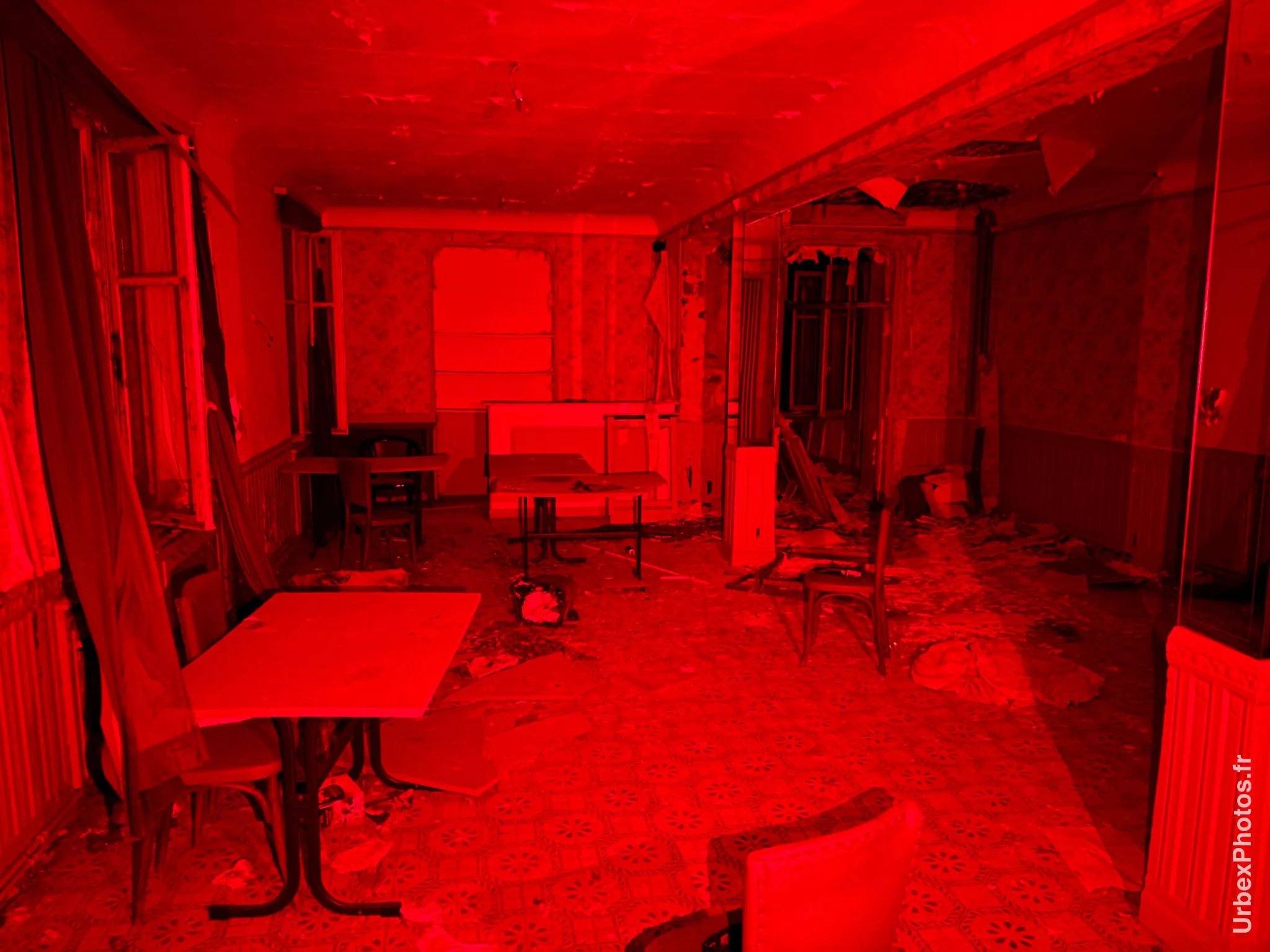 Salle commune de l'Hôtel Bonin