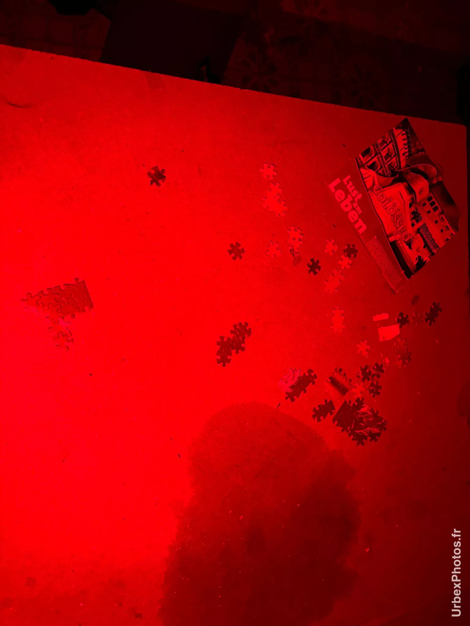 Photo urbex d'un puzzle