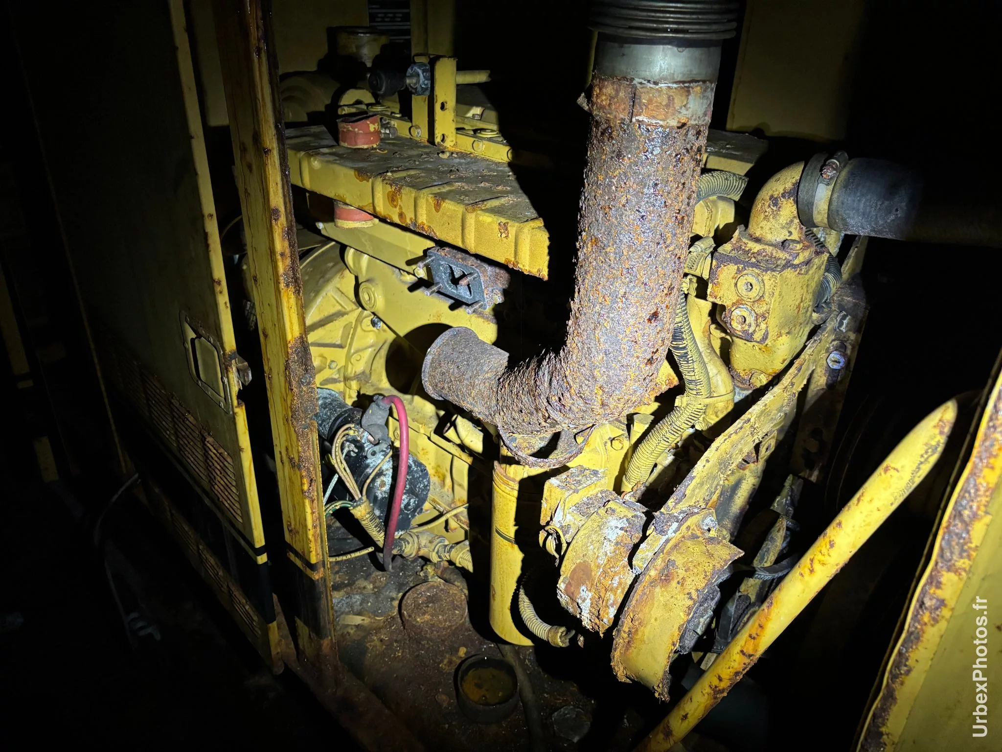 Groupe électrogène d'un ouvrage de la ligne Maginot