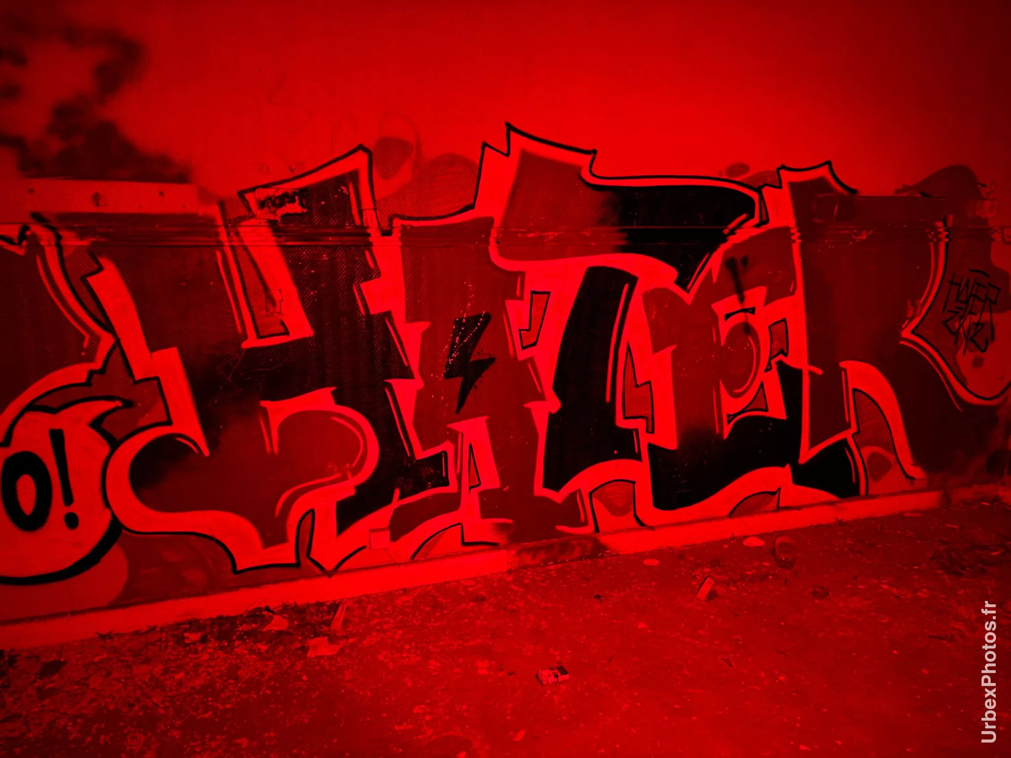 Graffiti dans le Sanatorium Simone Weber