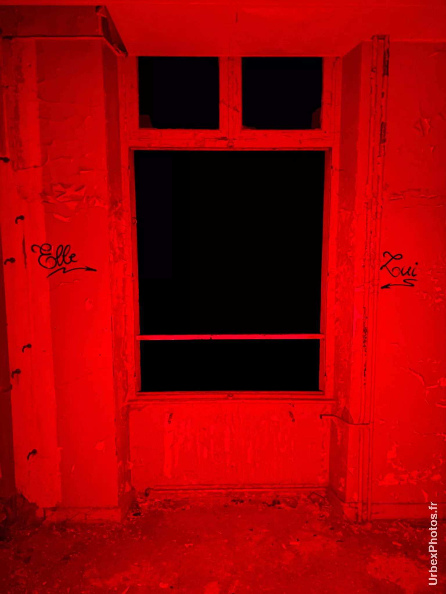 Fenêtre dans le Sanatorium Simone Weber