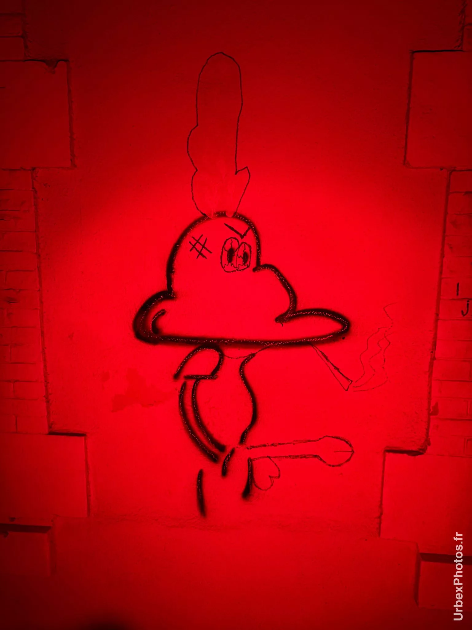 Graffiti dans le Sanatorium Simone Weber