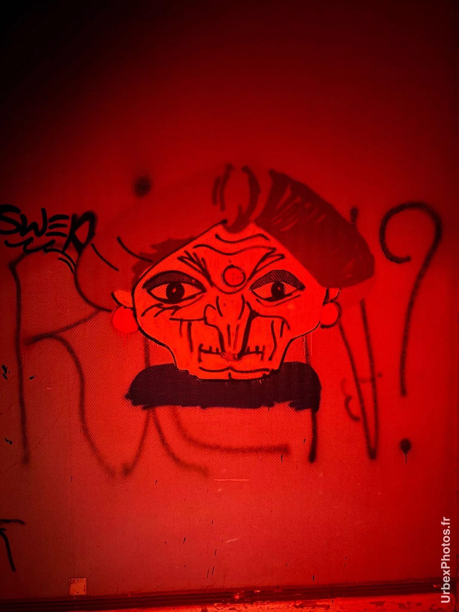 Graffiti dans le Sanatorium Simone Weber