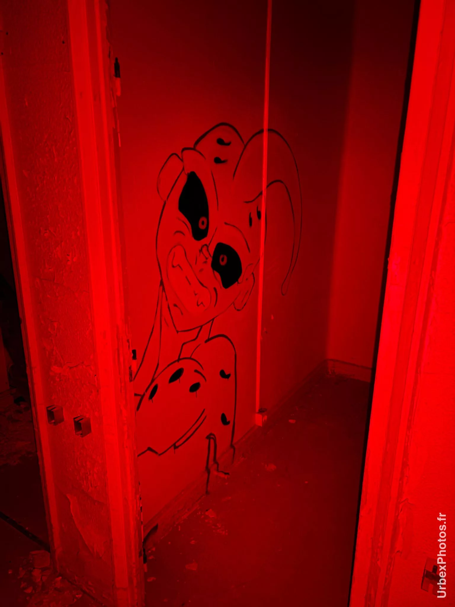 Graffiti dans le Sanatorium Simone Weber