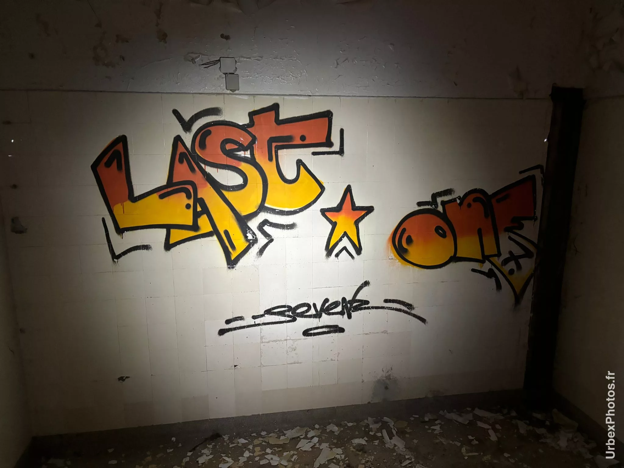 Graffiti dans le Sanatorium Simone Weber