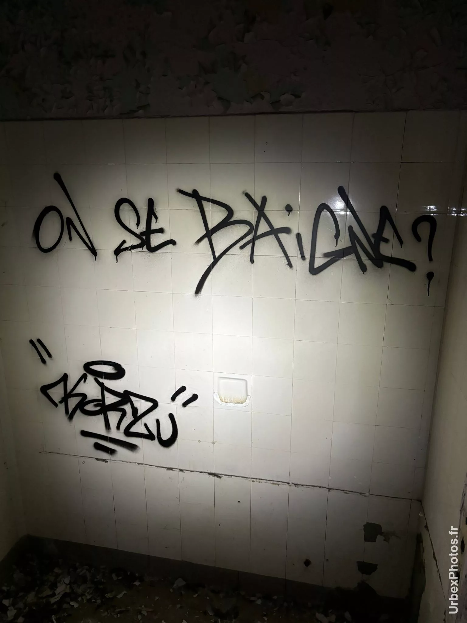 Graffiti dans le Sanatorium Simone Weber
