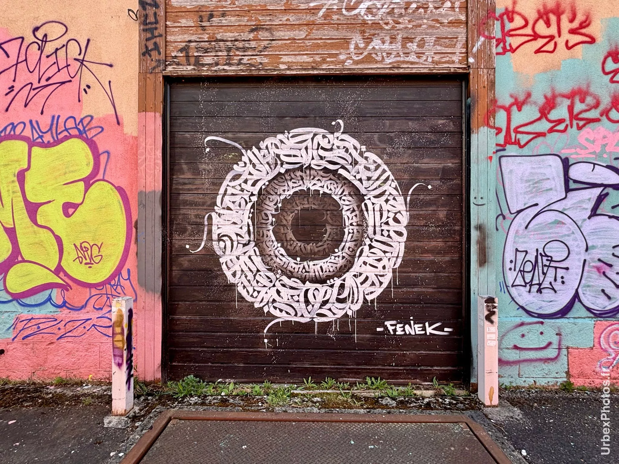 Graffitis dans l'Usine Alstom