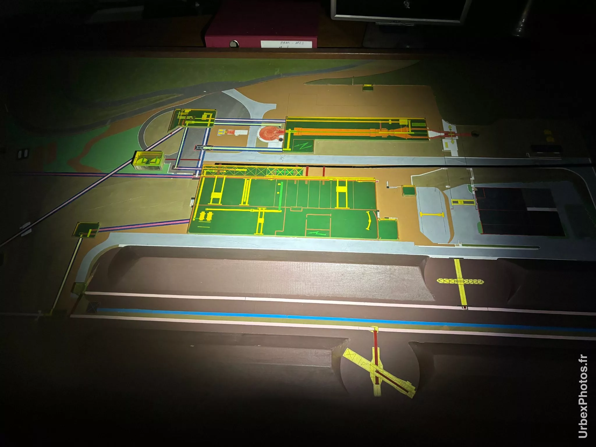 Plan du site de l'Usine Transformers