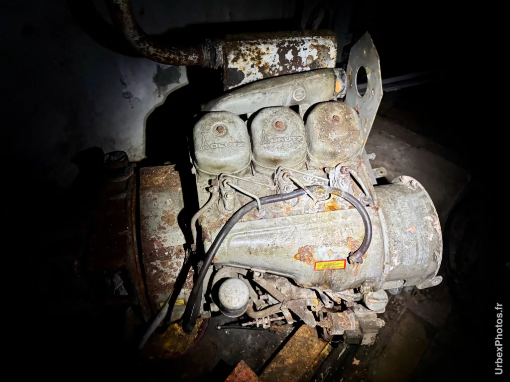 Photo urbex d'un groupe électrogène d'un fort de la ligne Maginot en Alsace