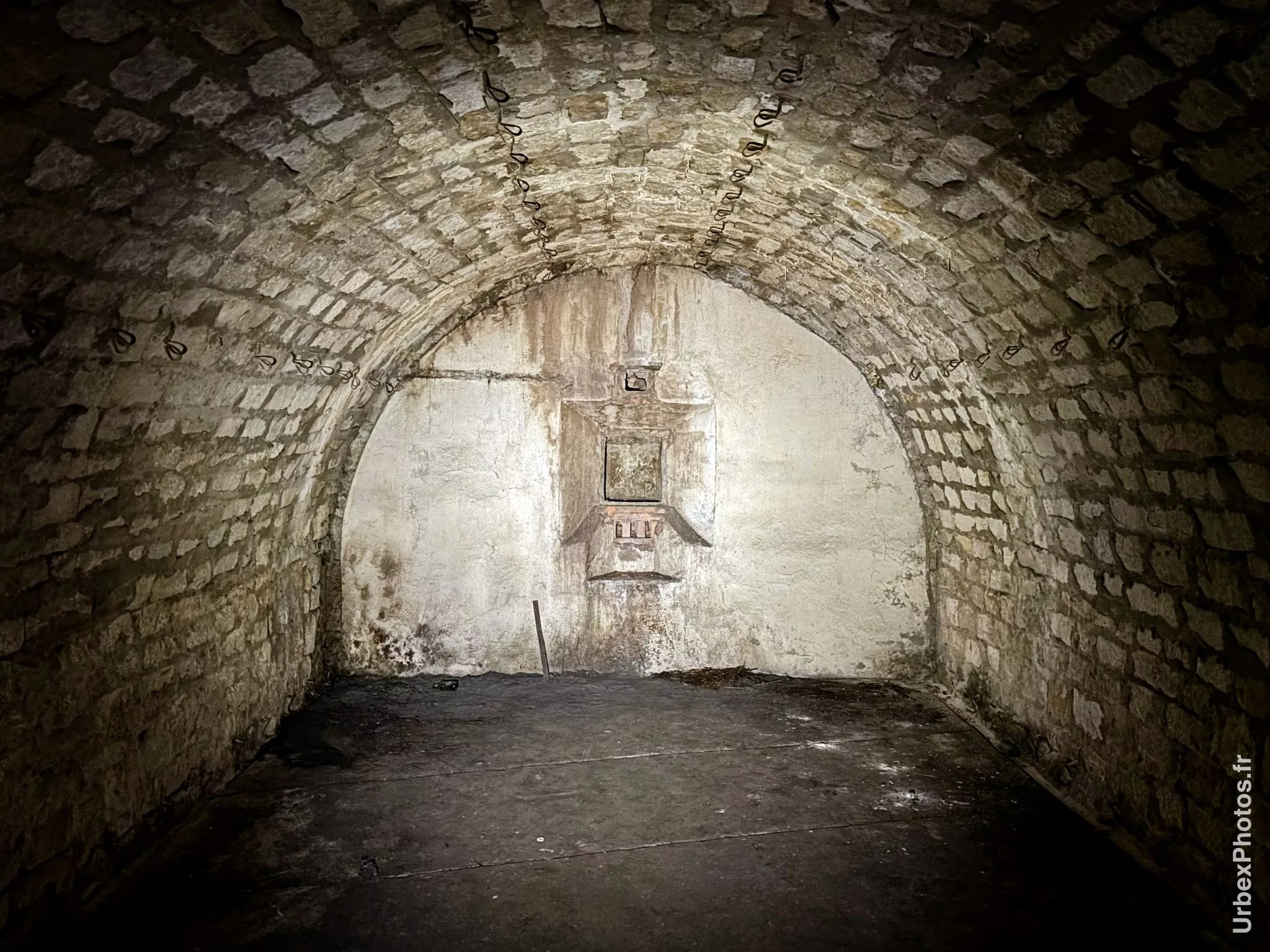 Salle dans les profondeurs du Fort Crucifix