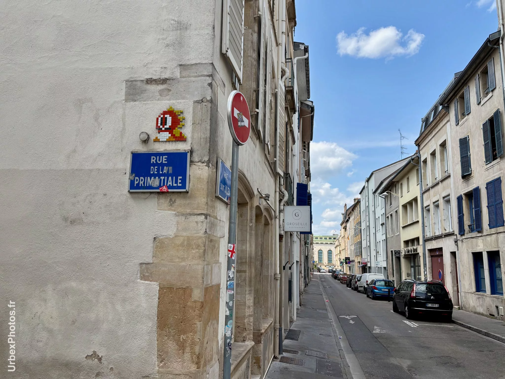 Mosaïque street art Nancy Bubble Bobble III