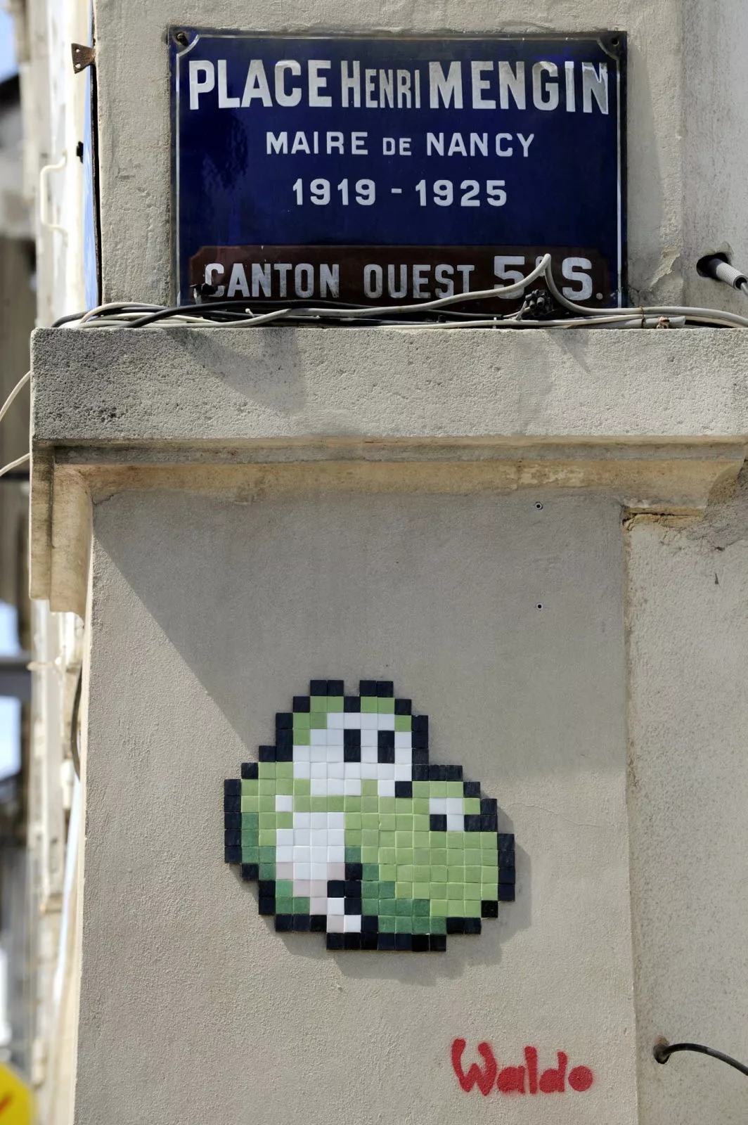 Mosaïque street art Nancy Yoshi