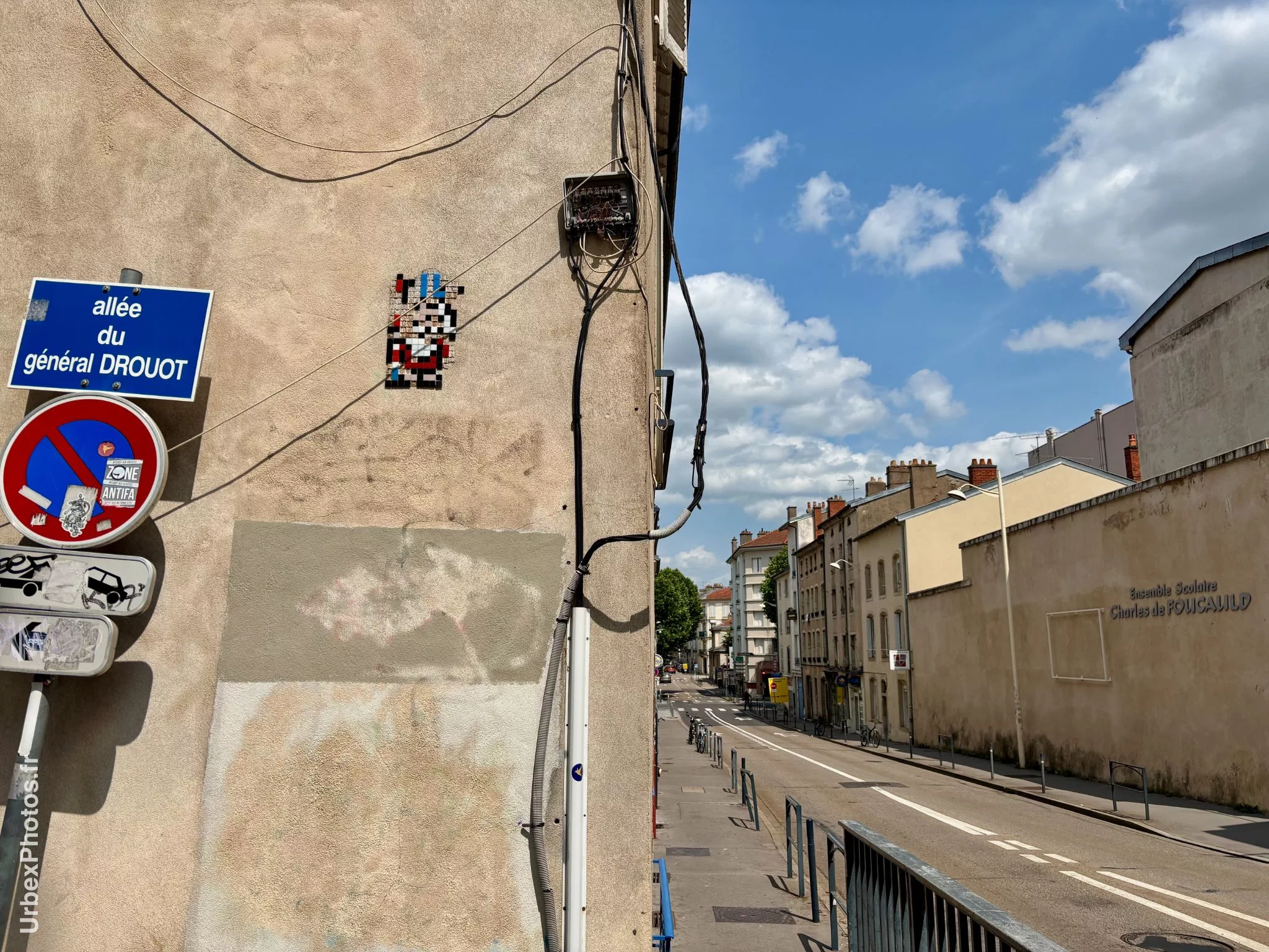 Mosaïque street art Nancy Blanchebarbe