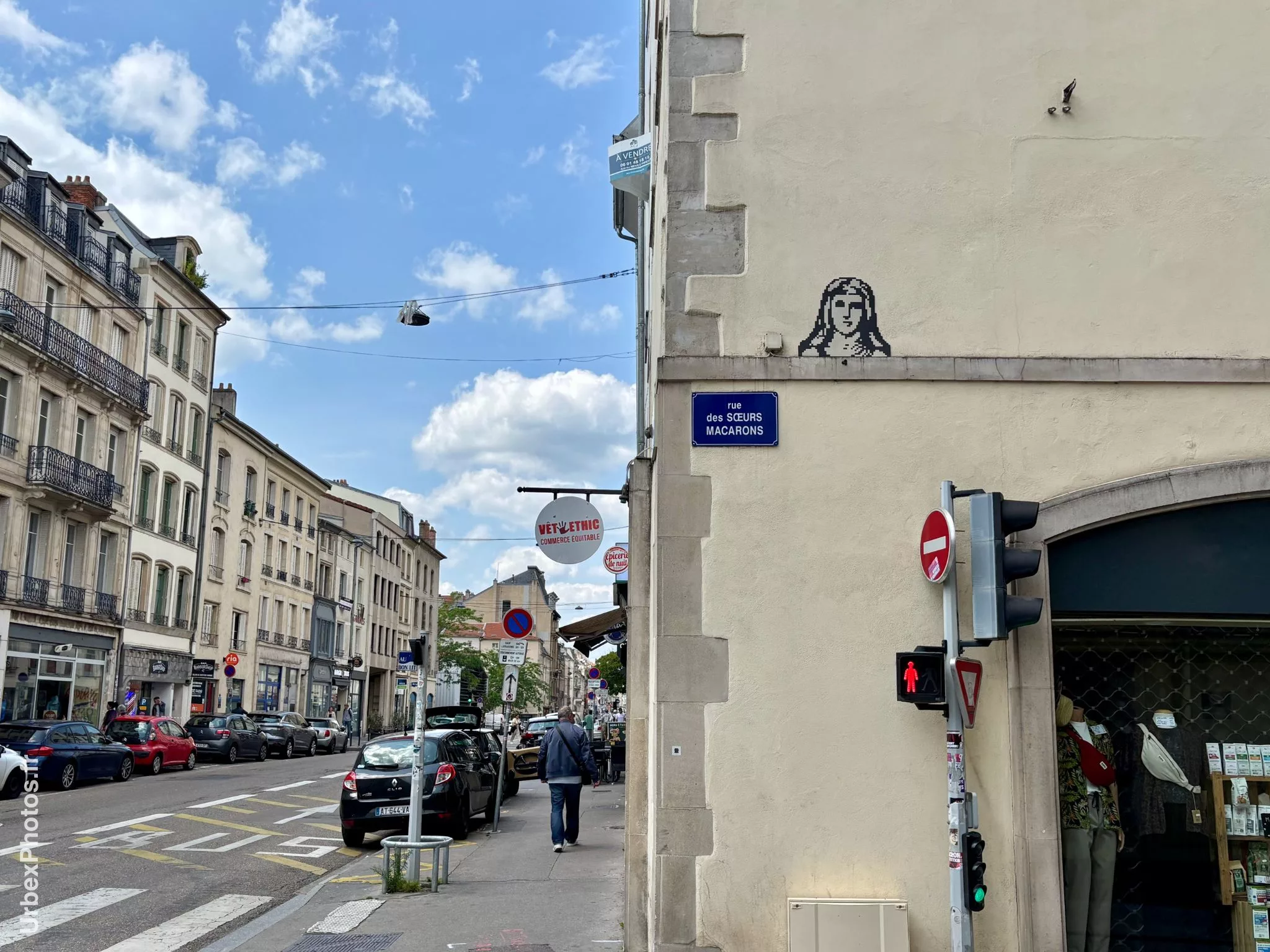 Mosaïque street art Nancy nonne