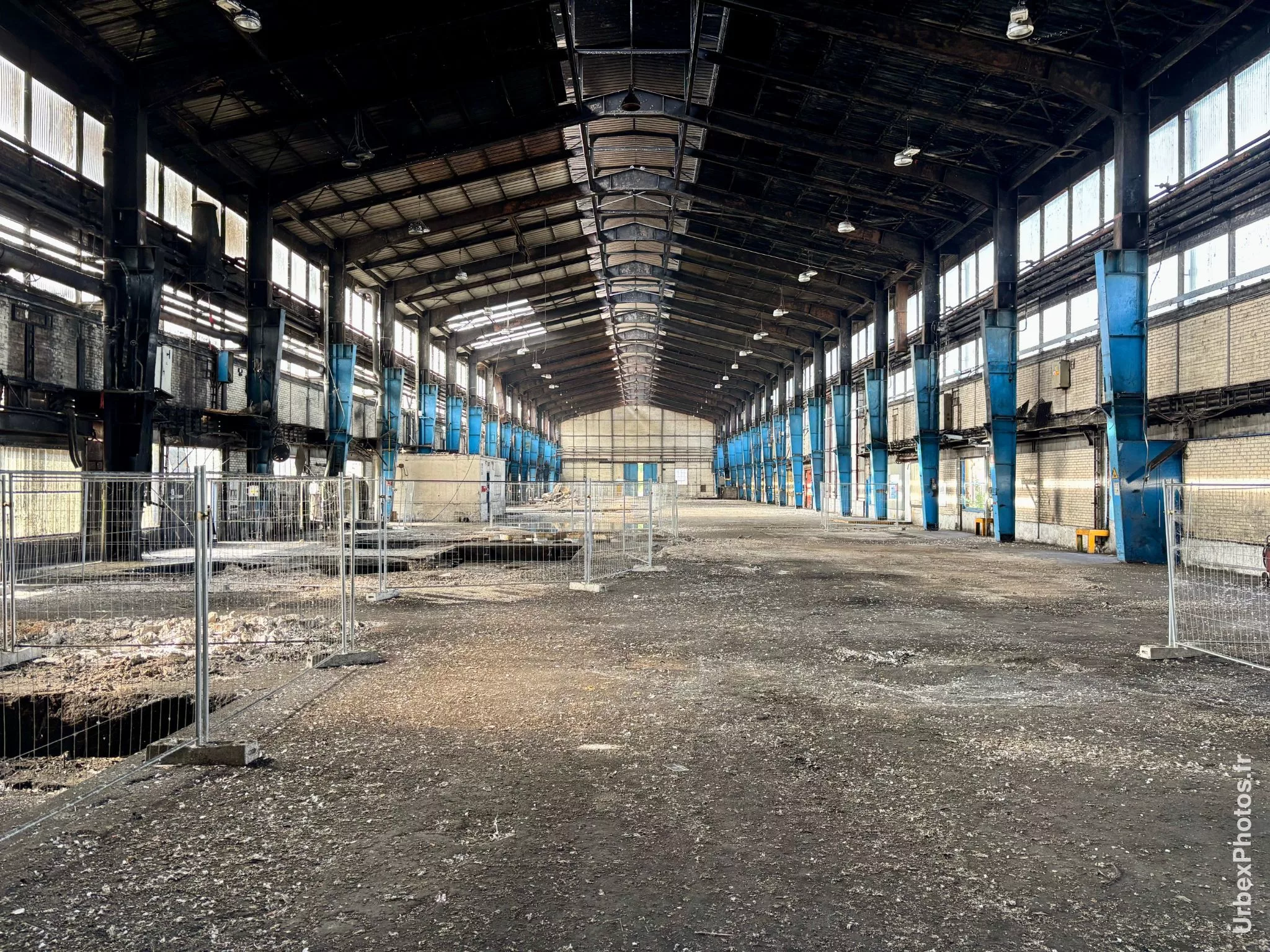 Intérieur d'un bâtiment de l'Usine Panini