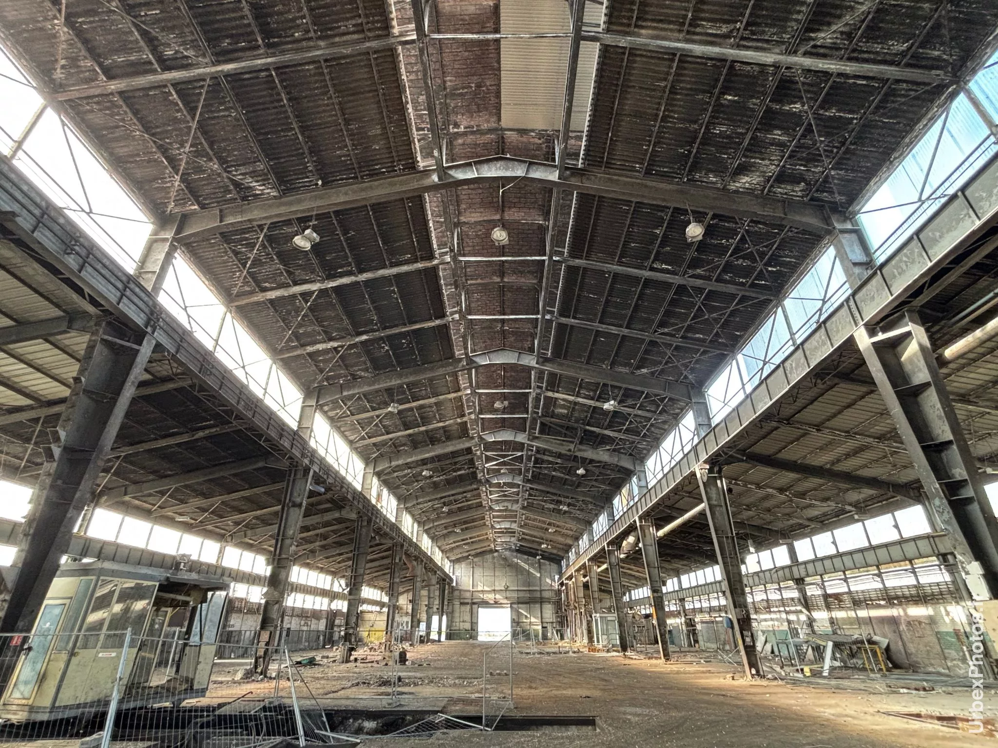 Intérieur d'un bâtiment de l'Usine Panini