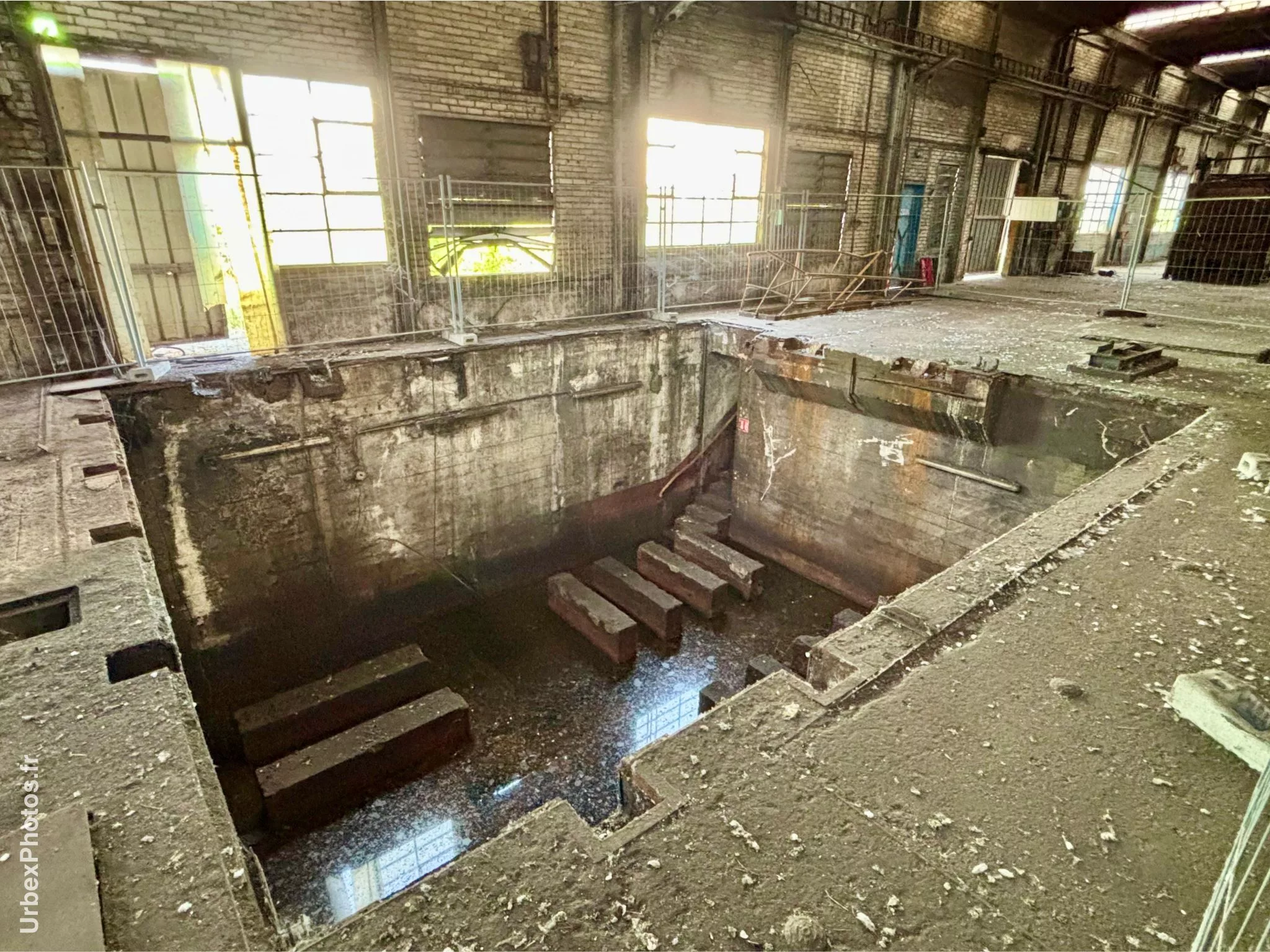 Une fosse de l'Usine Panini