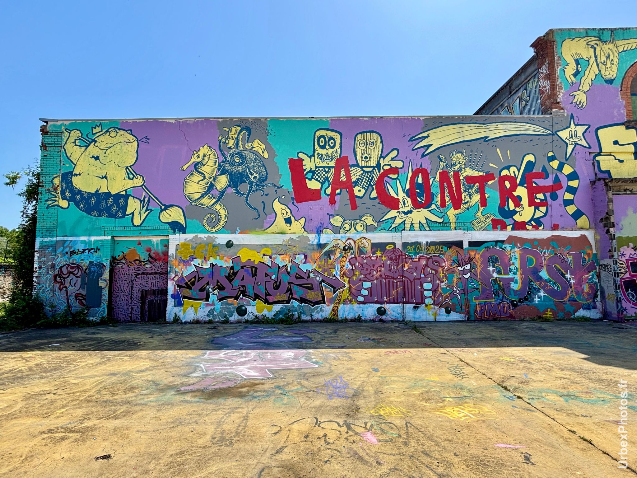 Dessins dans l'Usine Alstom
