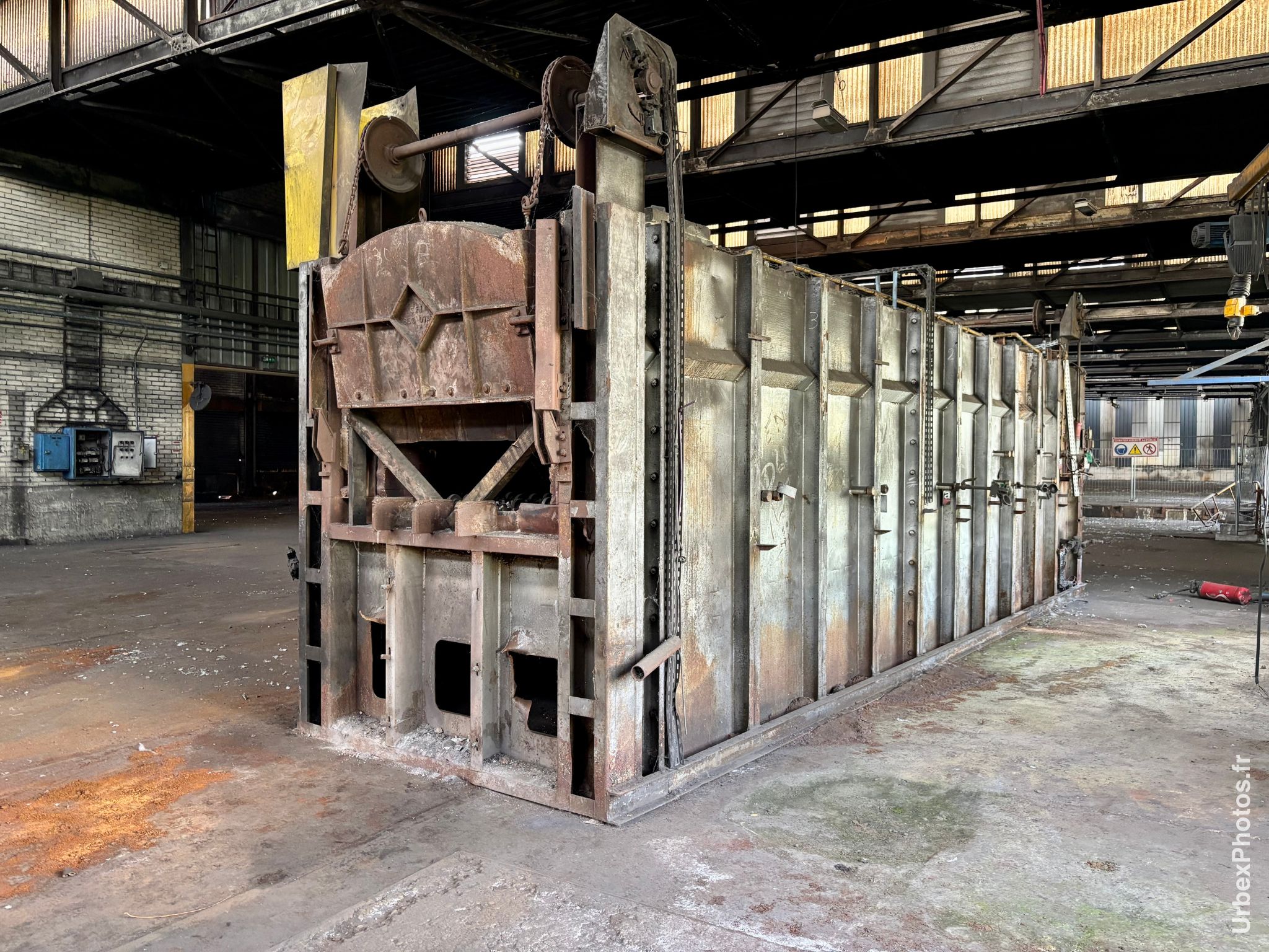 Photo urbex d'un four industriel de l'Usine Panini en Lorraine