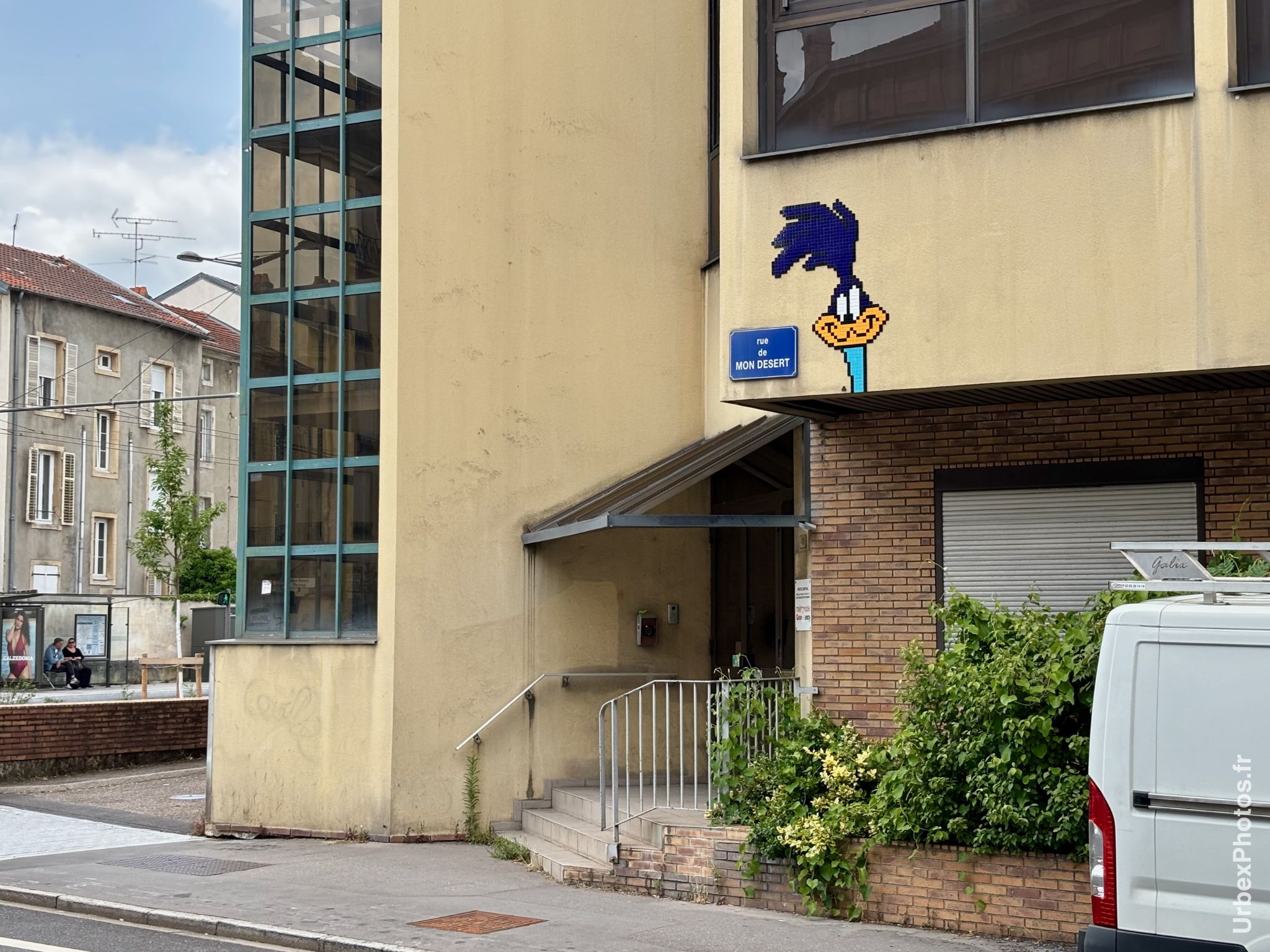 Mosaïque street art Nancy Bip Bip
