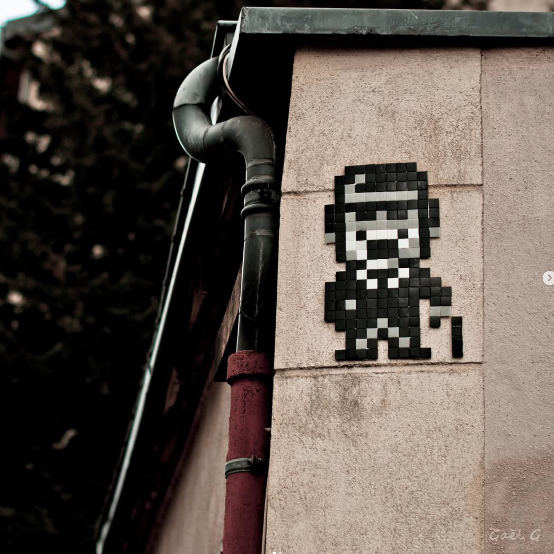 Mosaïque street art Nancy Chaplin