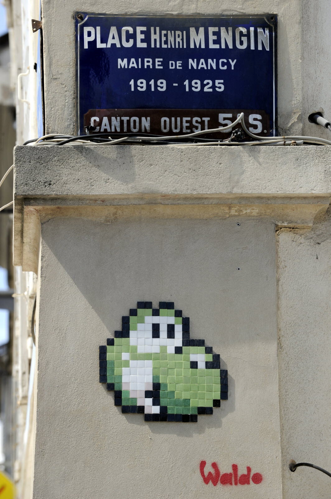 Mosaïque street art Nancy Yoshi